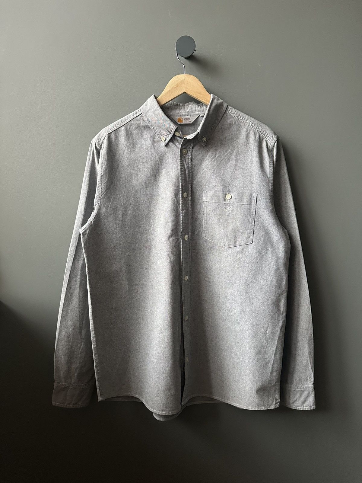 Carhartt Carhartt LS Oxford Cotton Shirt Size L Size US L / EU 52-54 / 3 - 1 Thumbnail