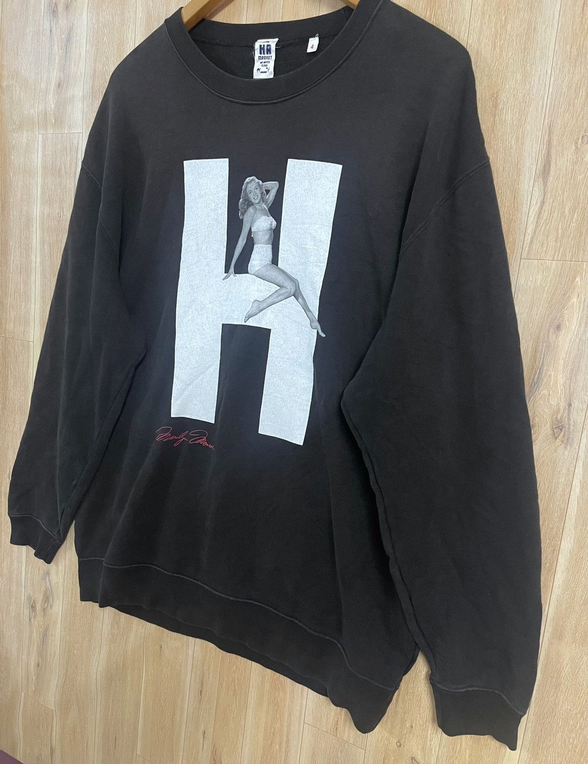 Blue Blue Japan × HOLLYWOOD RANCH MARKET × Okura Hollywood Ranch Market x Marilyn Monroe Sweatshirt XL Size US XL / EU 56 / 4 - 3 Thumbnail