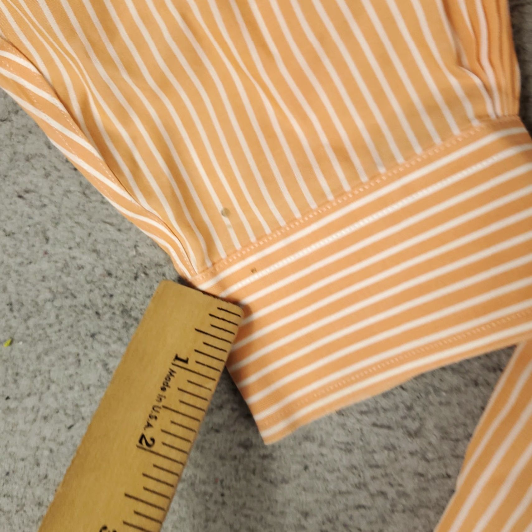 Brooks Brothers Brooks Brothers Shirt Mens Large Orange Striped Button-Up Long Sleeve Button-Down Collared Cotton Woven Classic Preppy American Casual Workwear Size US L / EU 52-54 / 3 - 4 Thumbnail