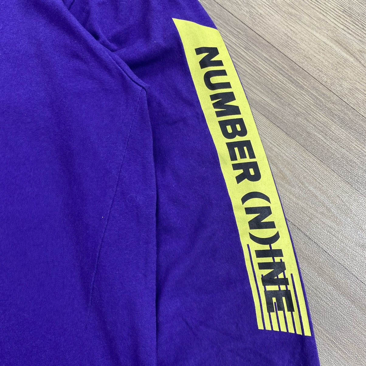 Number (N)ine 2000s Number (N)ine Spell Out Logo Tapped Purple Long Sleeve Size US L / EU 52-54 / 3 - 5 Thumbnail