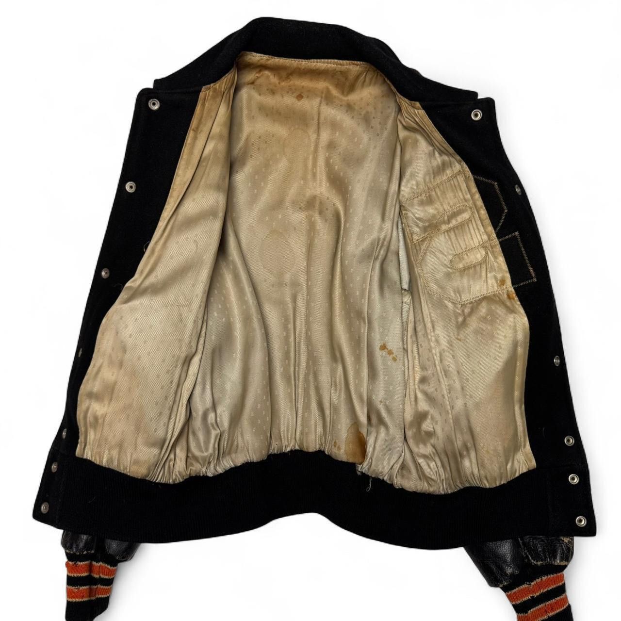 Vintage 1960s Syracuse University varsity jacket black and orange Size US L / EU 52-54 / 3 - 5 Thumbnail