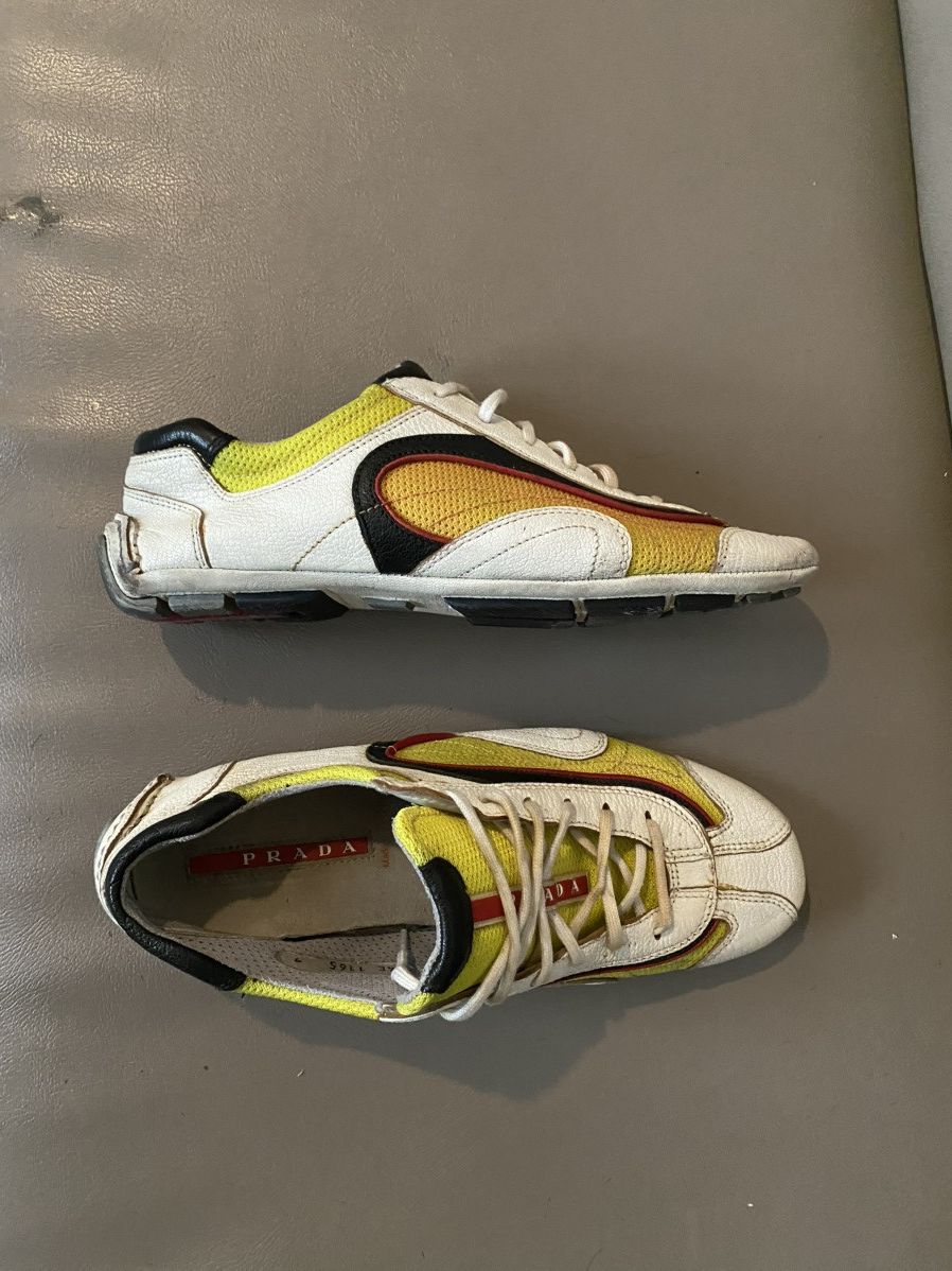 Prada Vintage prada montecarlo sneakers Size US 7 / EU 40 - 7 Thumbnail
