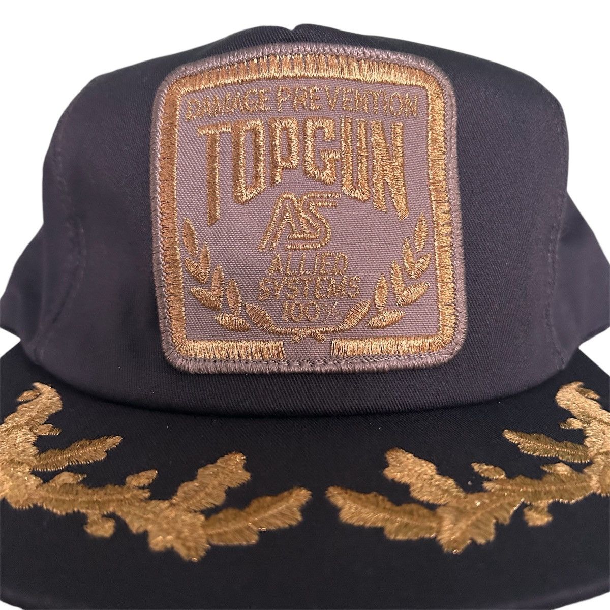 Vintage Vintage Allied Systems Top Gun Damage Prevention 100% Hat Size ONE SIZE - 1 Thumbnail