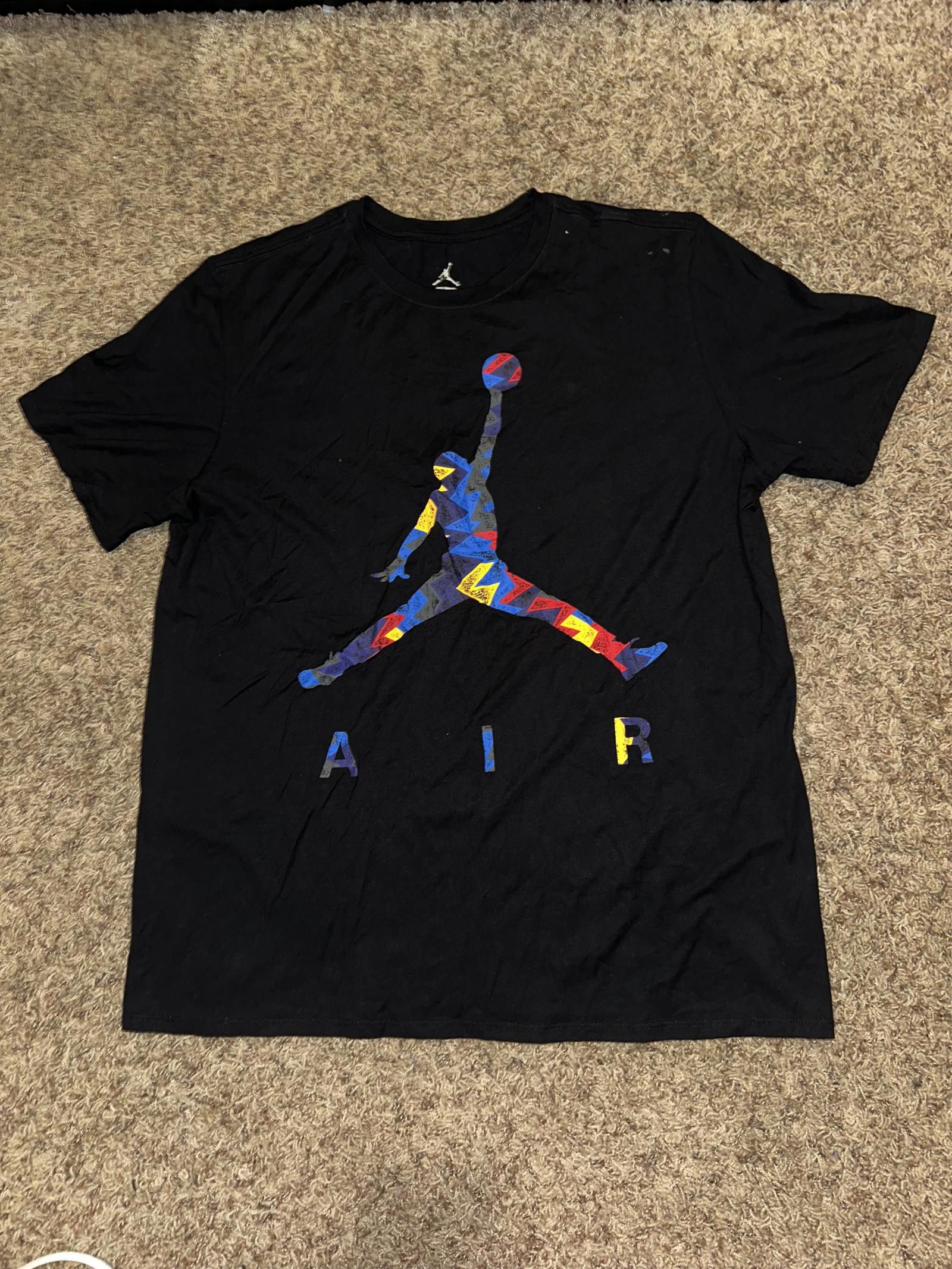 Air Jordan AJ7 Nothing But Net Black Tee 2015