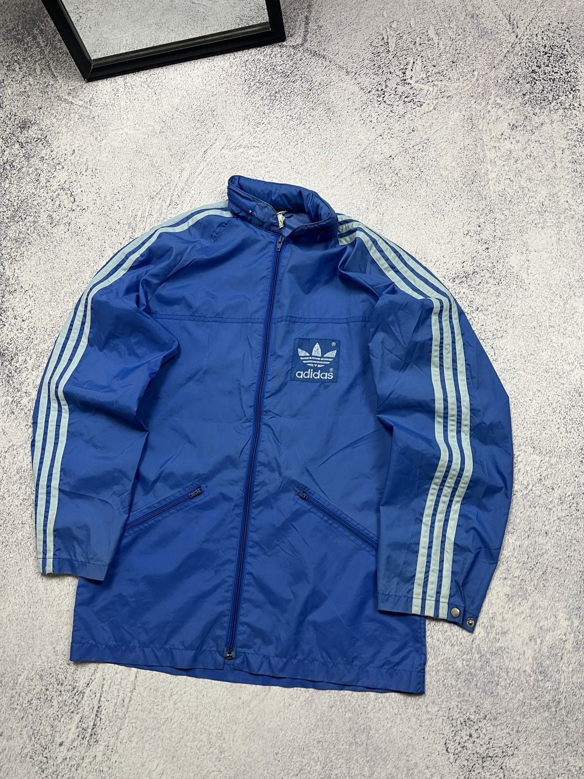 Adidas × Vintage Vintage Adidas 90’s Windbreaker Nylon Track Jacket Rare Y2k Size US S / EU 44-46 / 1 - 3 Thumbnail