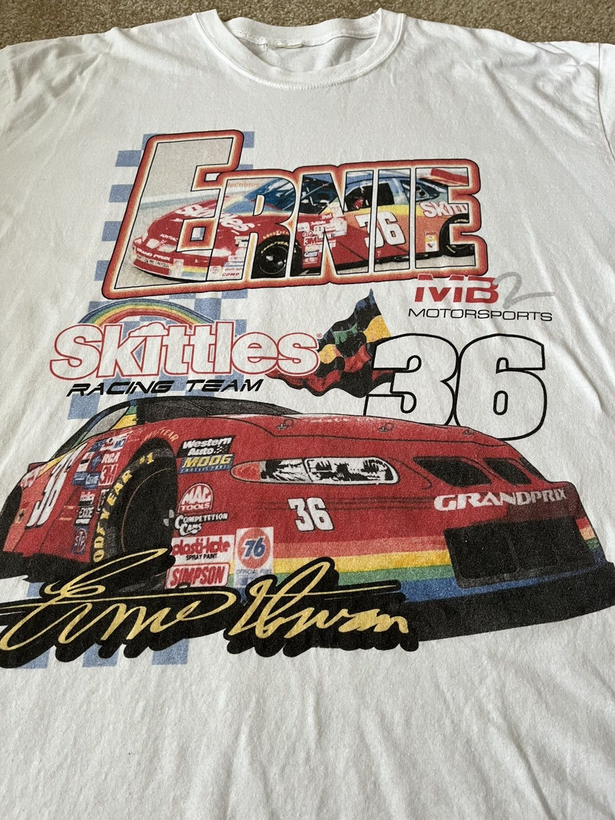 Other Nascar Ernie Irvan Skittles Racing Team Shirt Size US XXL / EU 58 / 5 - 2 Thumbnail