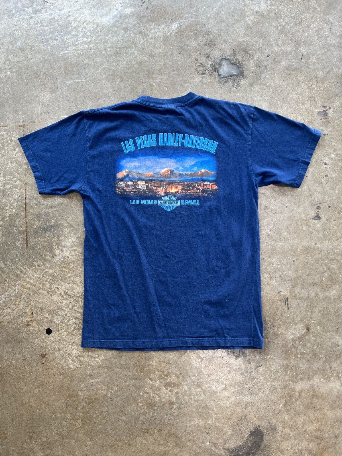 Harley Davidson Vintage Harley Davidson Lightning Las Vegas Eagle Tee Large Size US L / EU 52-54 / 3 - 5 Thumbnail