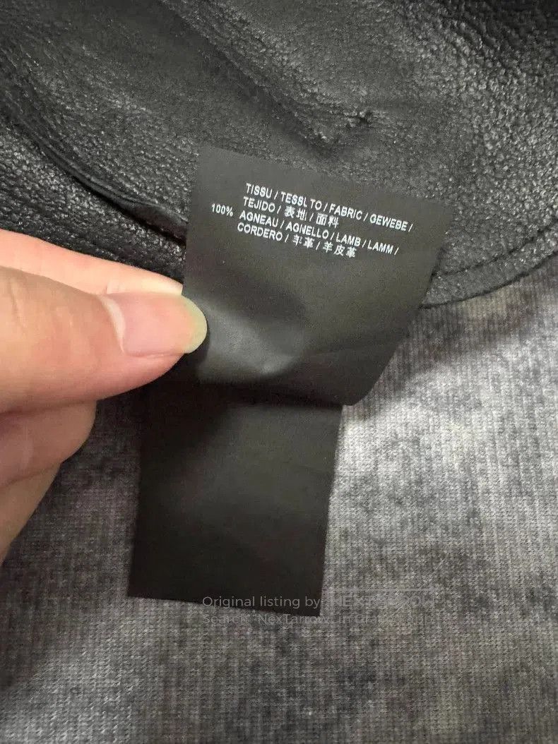 Saint Laurent Paris Saint Laurent Black Leather Moto Pants. Size US 36 / EU 52 - 7 Thumbnail