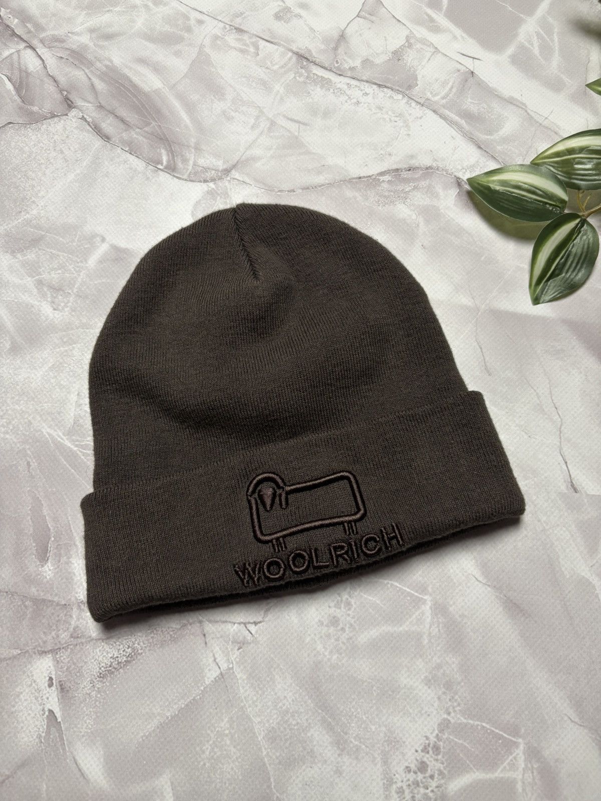 Woolrich Woolen Mills Woolrich Cotton Wool Beanie Hat Embroidered Logo Mens M Size ONE SIZE - 1 Thumbnail
