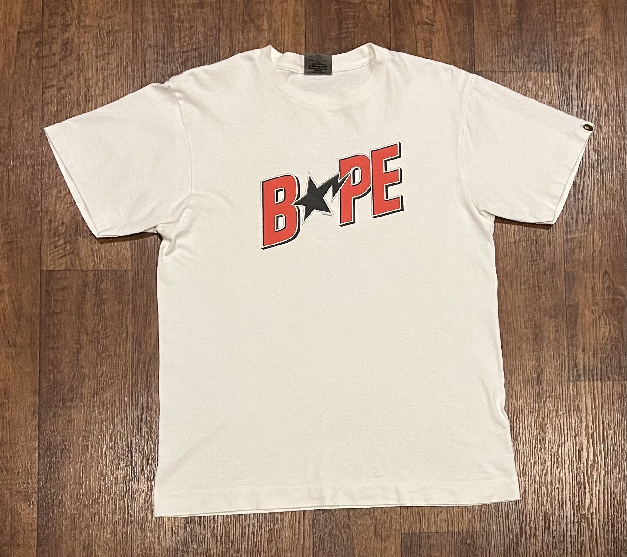 Bape Bape bapesta logo tee shirt Size US M / EU 48-50 / 2 - 1 Thumbnail