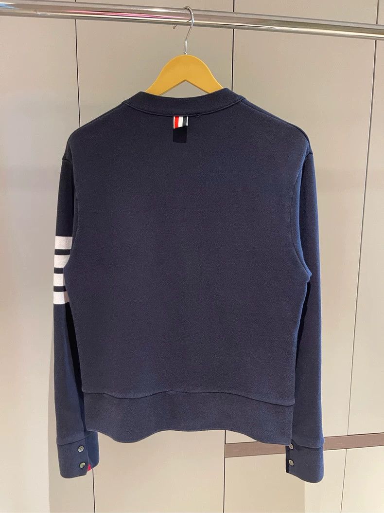 Thom Browne Thom browne Dark blue cardigan jacket 2504-Nextarrow Size US XS / EU 42 / 0 - 2 Thumbnail