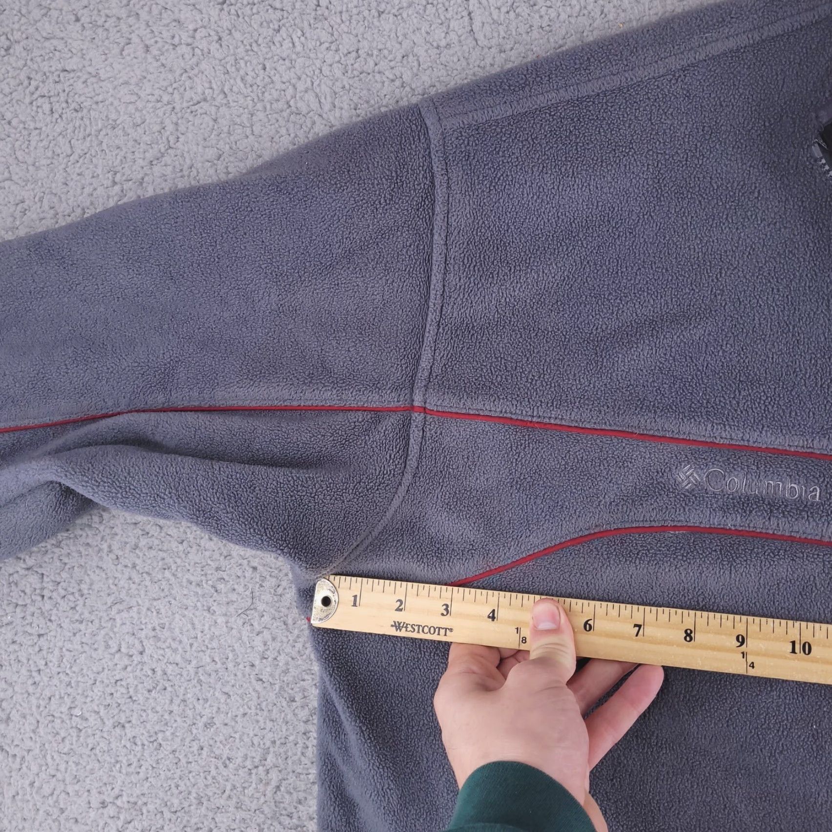 Vintage Columbia Sweater Mens 2XL Gray Fleece Full Zip Vertex Interchange Vintage Size US XXL / EU 58 / 5 - 7 Thumbnail