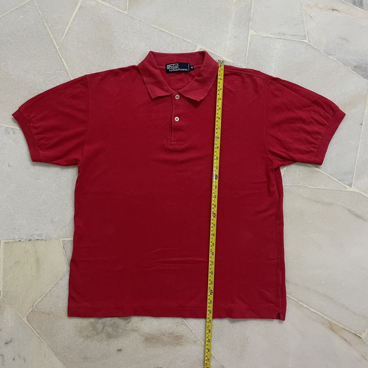 Polo Ralph Lauren Vintage Collar Polo Raplh Lauren Red Size US M / EU 48-50 / 2 - 7 Thumbnail