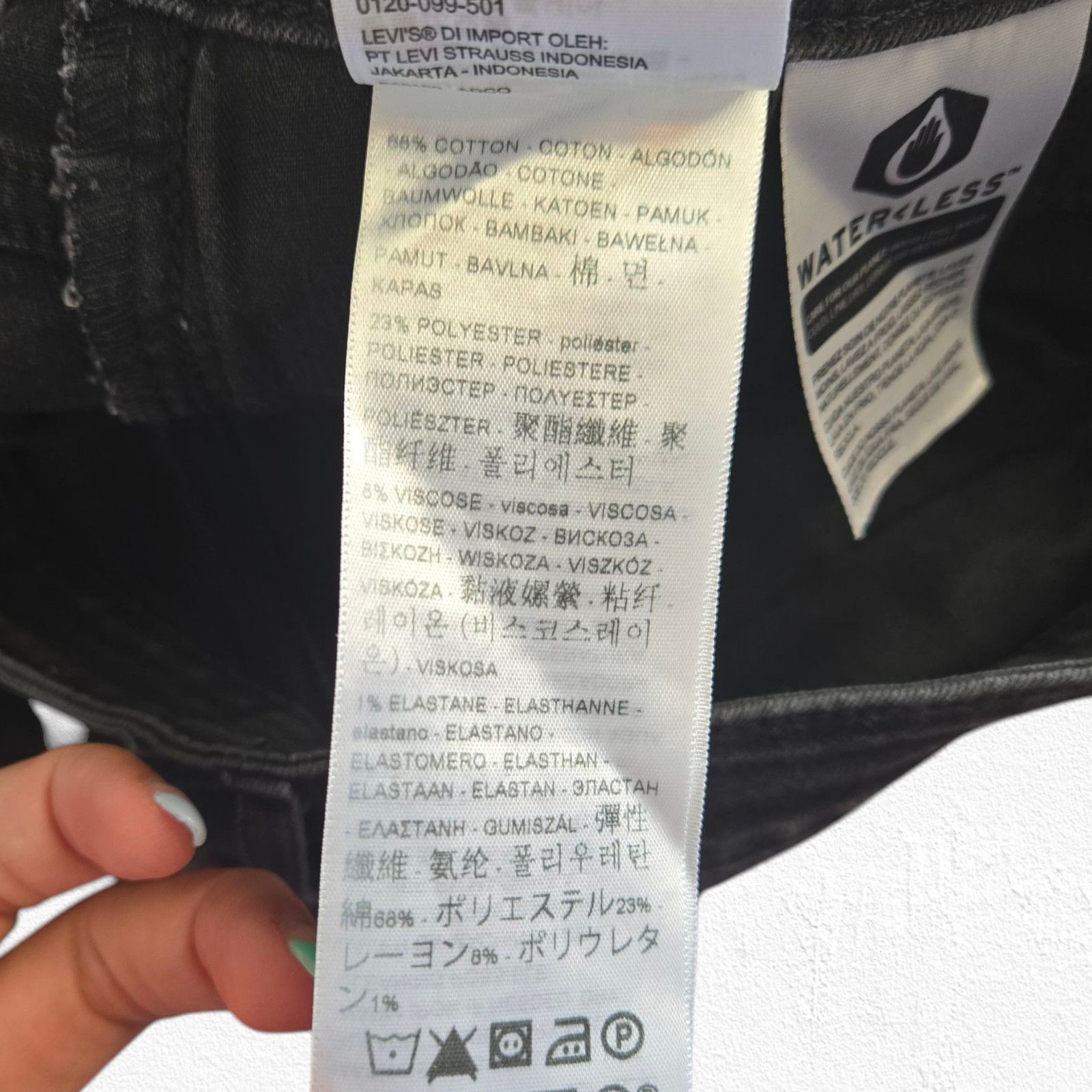 Levi's Levi's 721 Skinny Charcoal Gray High Waisted Jeans Size 32 Size 32" / US 10 / IT 46 - 11 Thumbnail