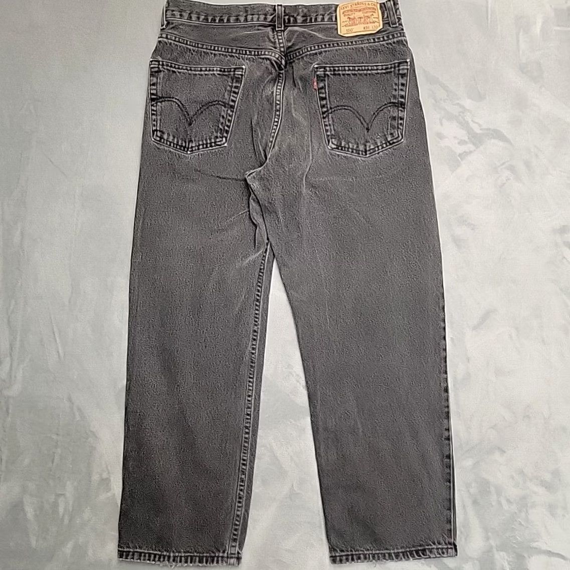 Denime VINTAGE Levis Jeans Mens 36x30 Black 550 Denim Relaxed Fit Y2k Comfort Pants Size US 36 / EU 52 - 5 Thumbnail