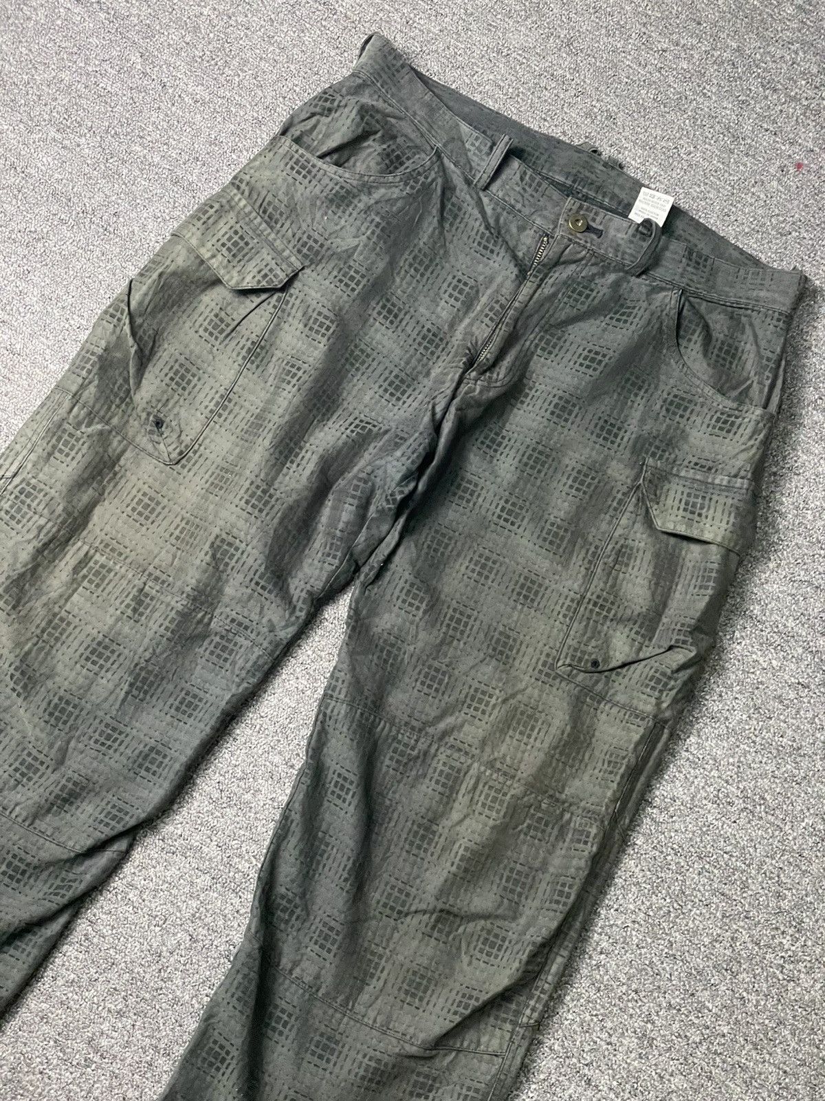 Japanese Brand × Vintage CLOVER Brand Poly-Cotton Cargo Pants (101) Size US 35 - 2 Thumbnail