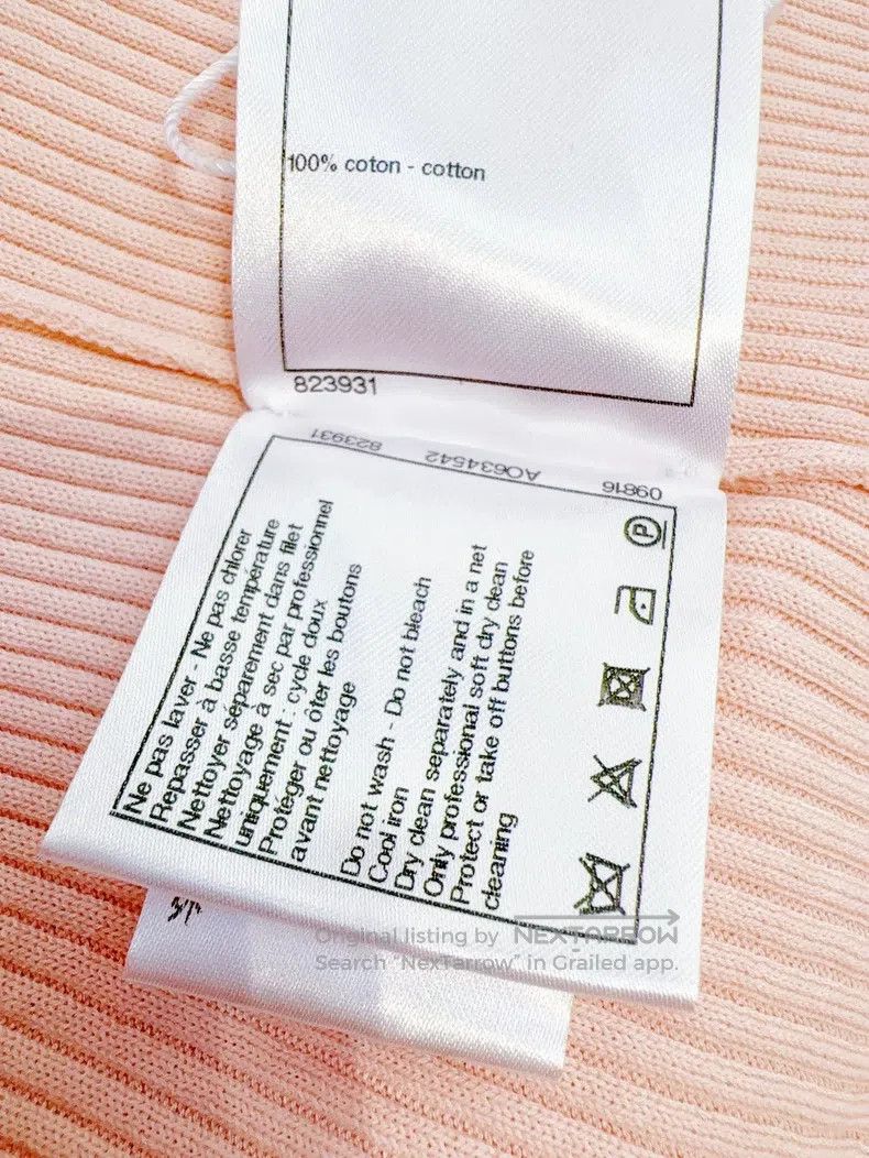 Chanel Chanel Orange-pink hollow short sleeves Size XS / US 0-2 / IT 36-38 - 7 Thumbnail