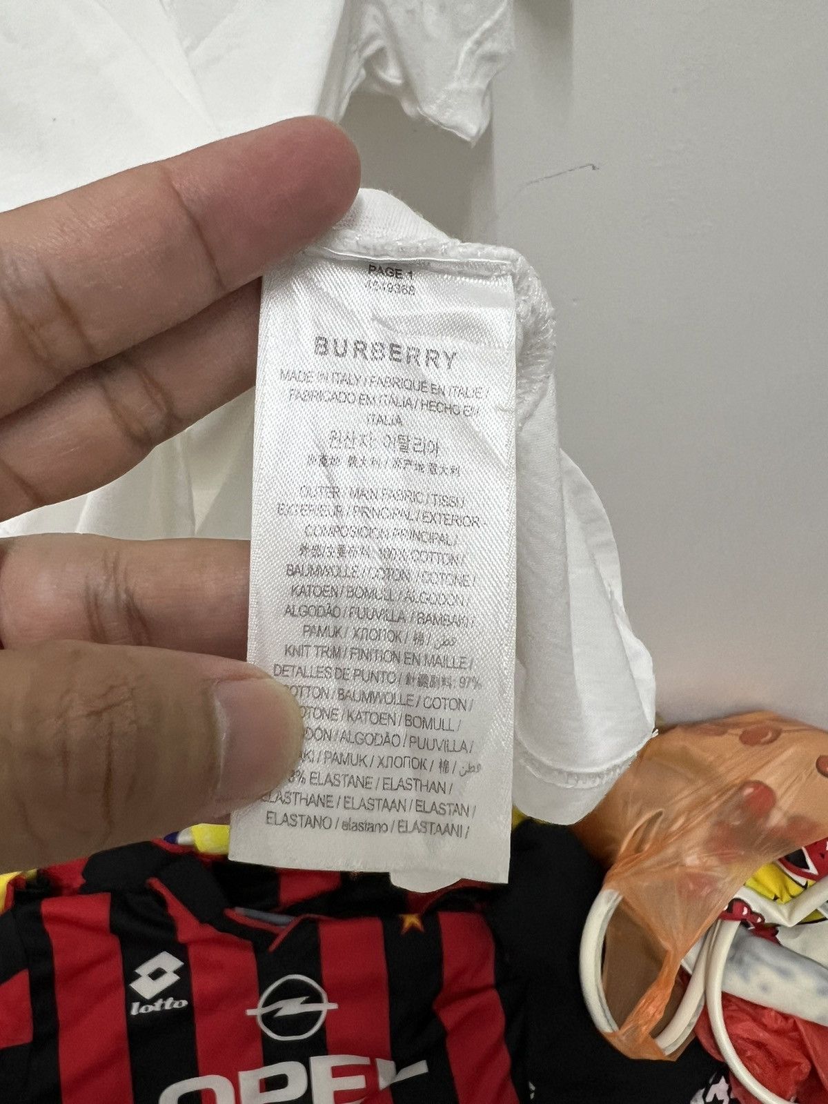 Burberry Burberry Spell Out Shirt Size US M / EU 48-50 / 2 - 5 Thumbnail