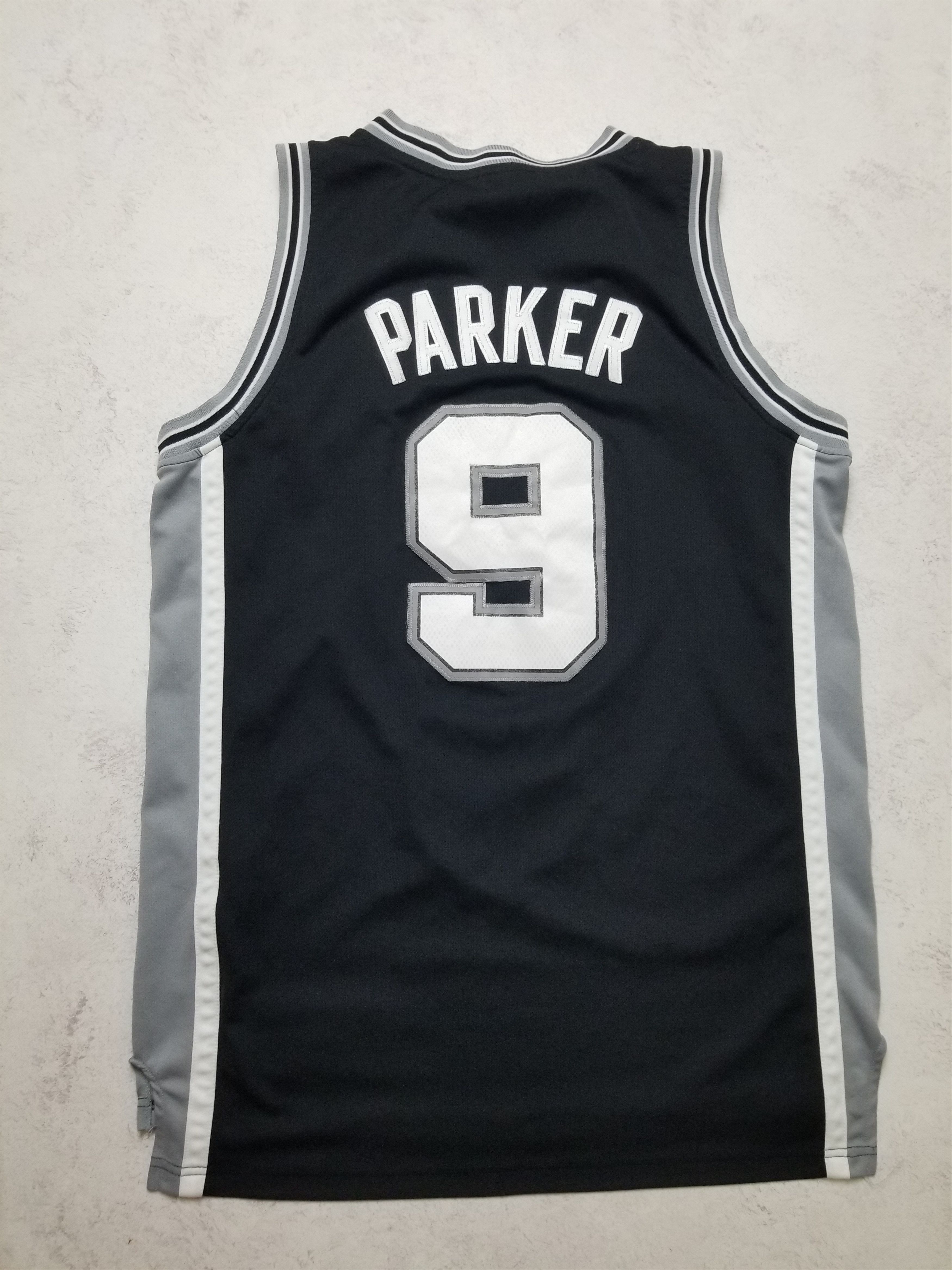 Adidas TONY PARKER #9 San Antonio Spurs NBA Swingman Sewn Jersey Size US M / EU 48-50 / 2 - 2 Thumbnail