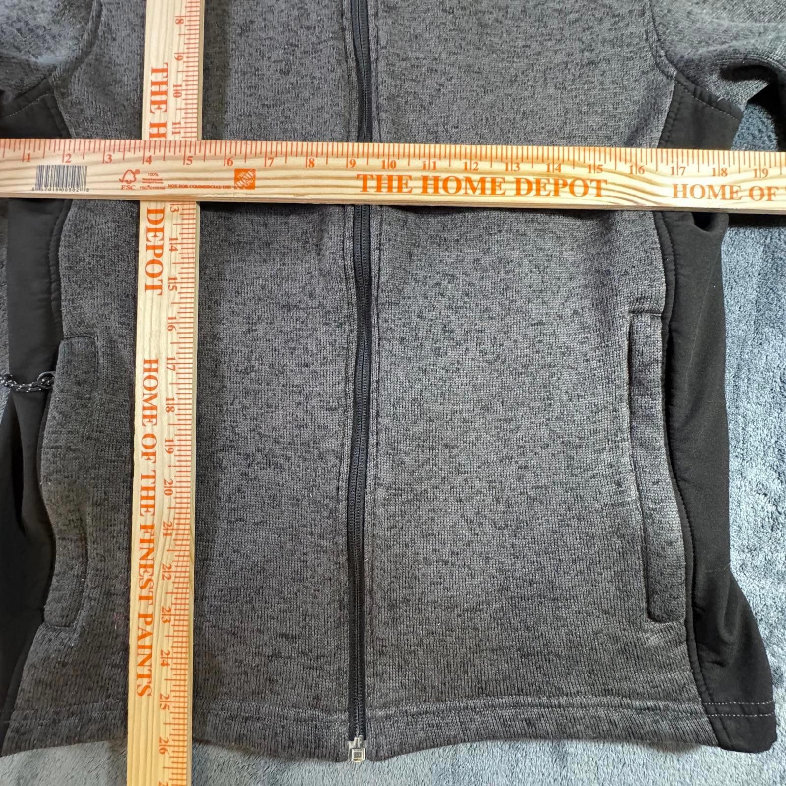 Designer Gerry Jacket Mens Medium Gray Black Fleece Softshell Coat Size US M / EU 48-50 / 2 - 9 Thumbnail