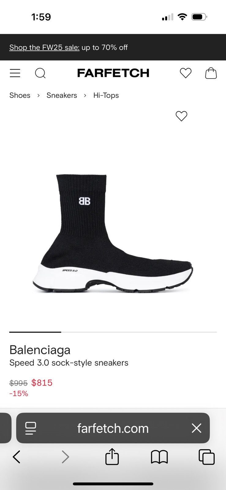 Balenciaga Balenciaga speed 3 Size US 14 / EU 47 - 10 Thumbnail