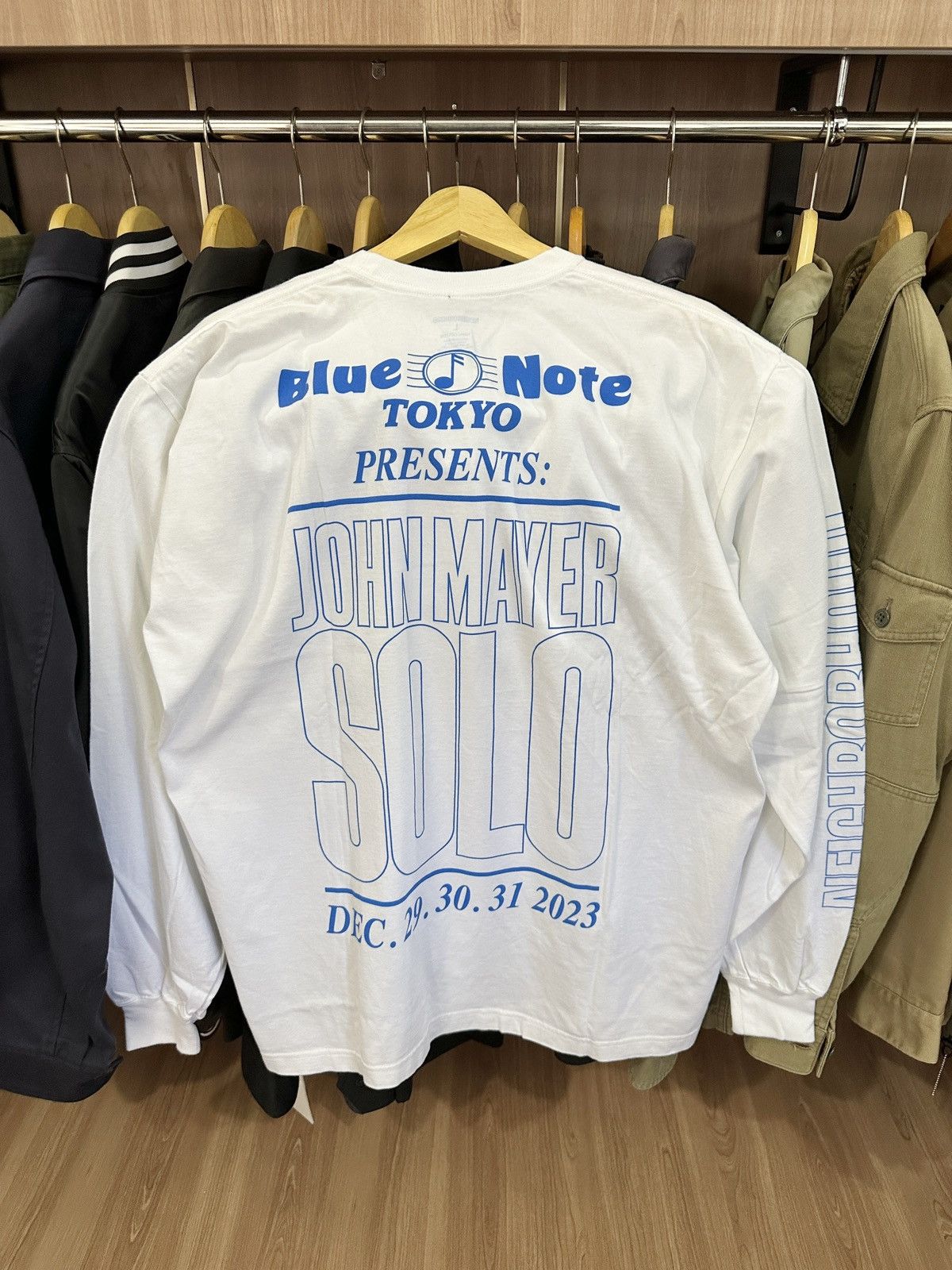 Neighborhood Neighborhood X John Mayers LS tee "White" - L Size US L / EU 52-54 / 3 - 9 Thumbnail