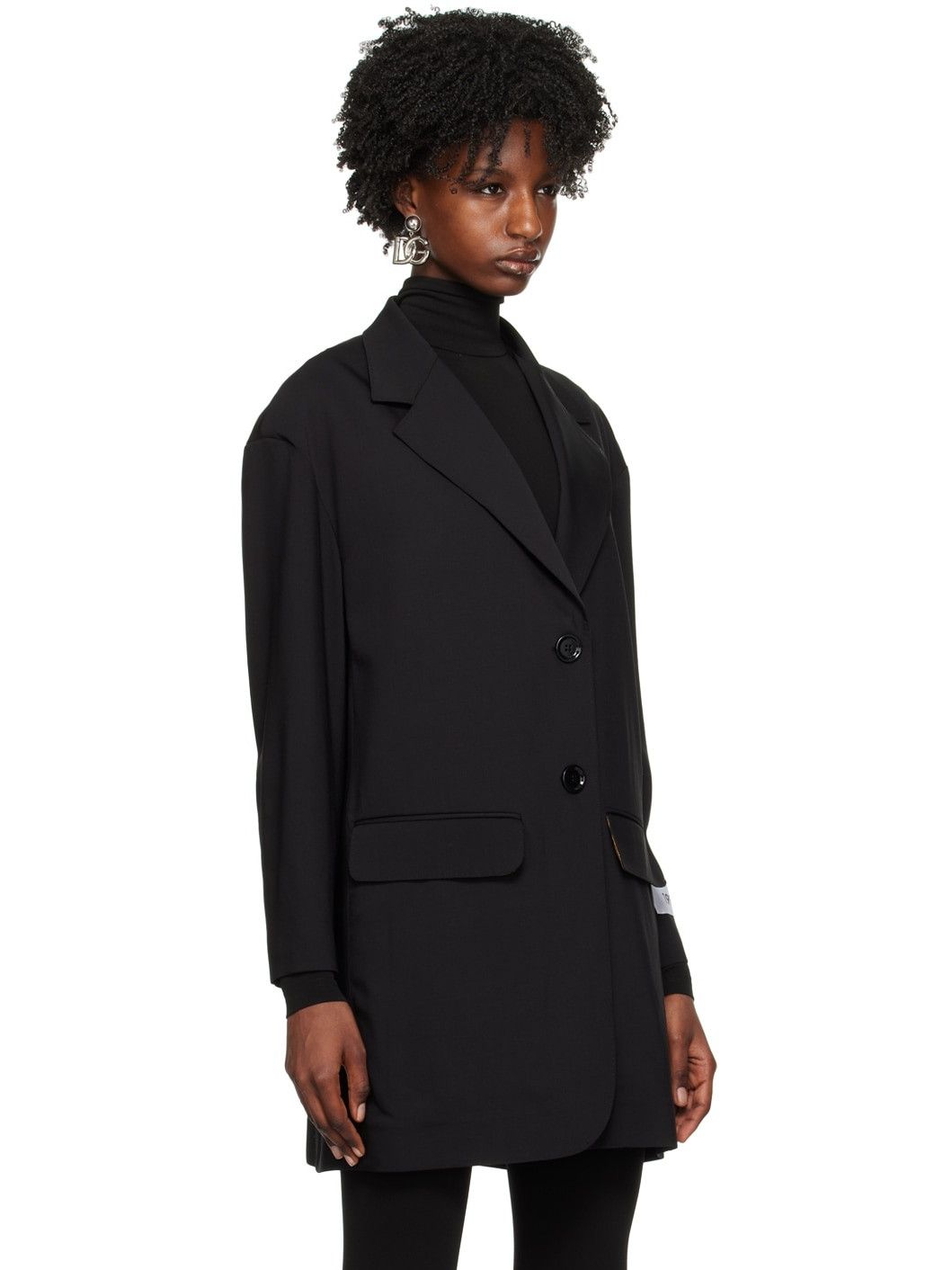Dolce & Gabbana o1y0825 Blazer in Black Size M / US 6-8 / IT 42-44 - 2 Thumbnail
