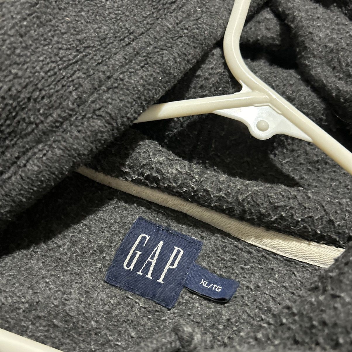Gap Vintage 90s GAP Grey Spell Out Hoodie Men’s XL Size US XL / EU 56 / 4 - 8 Thumbnail