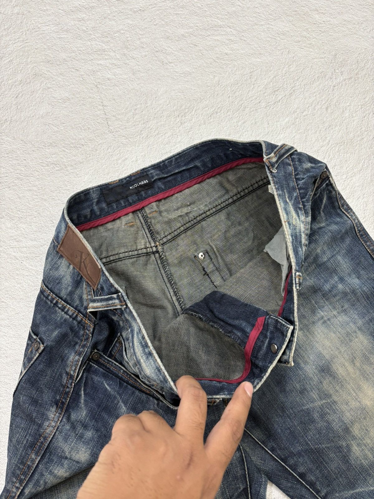 Hysteric Glamour 2000s koolhas japan acid wash denim y2k style Size US 34 / EU 50 - 6 Thumbnail