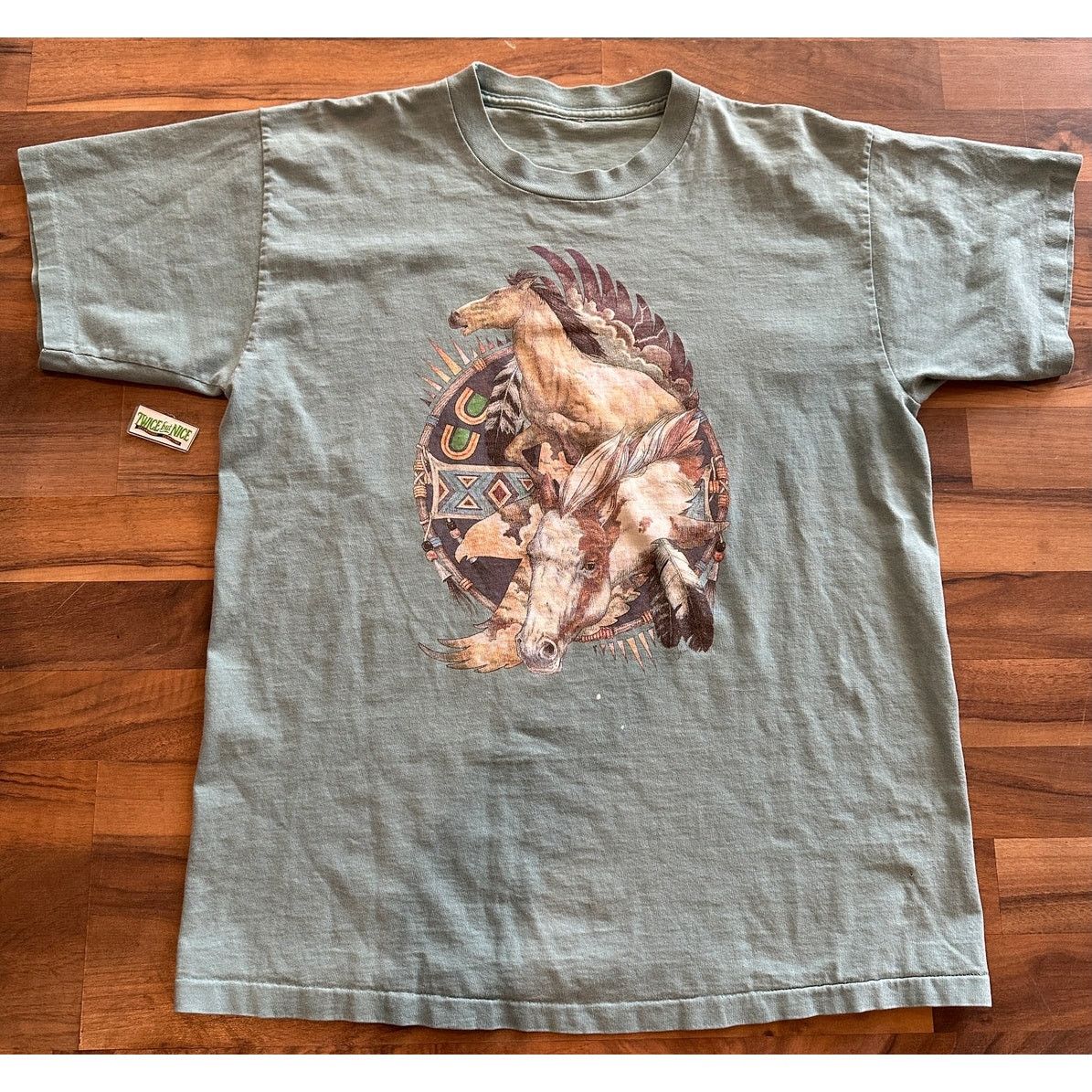 Other Vintage Horse Native Design Size Large Size US L / EU 52-54 / 3 - 1 Thumbnail