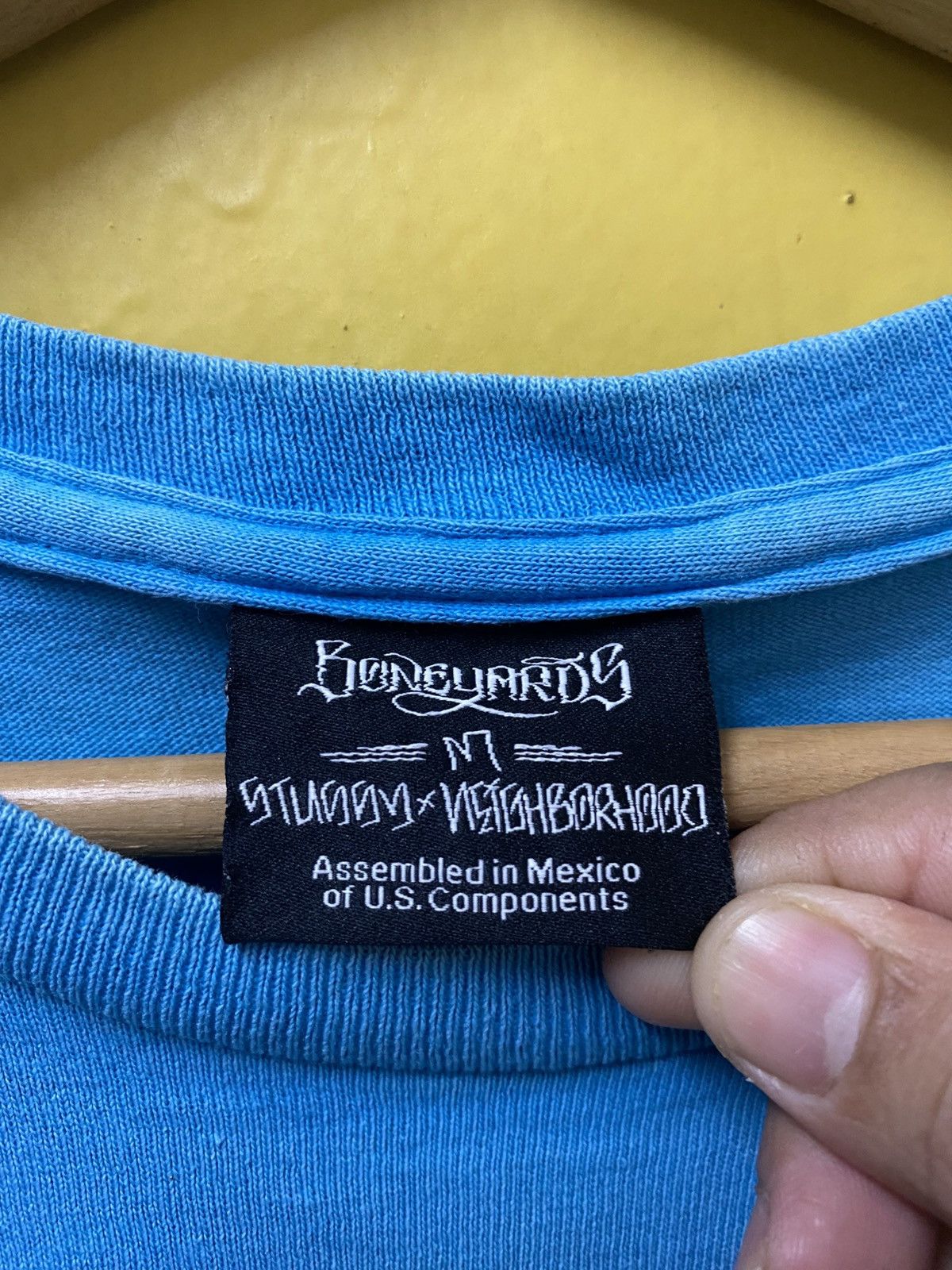 Neighborhood × Stussy Neighborhood X Stussy X Boneyards Graphic Tee Size US M / EU 48-50 / 2 - 7 Thumbnail
