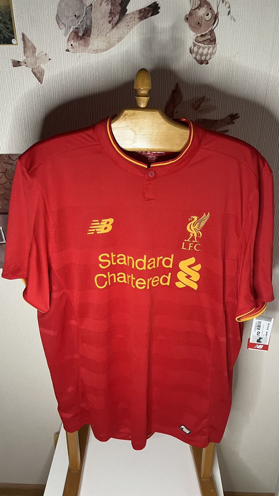 New Balance NWT‼️ FC Liverpool 2016-2017 new balance jersey Size US XL / EU 56 / 4 - 1 Thumbnail