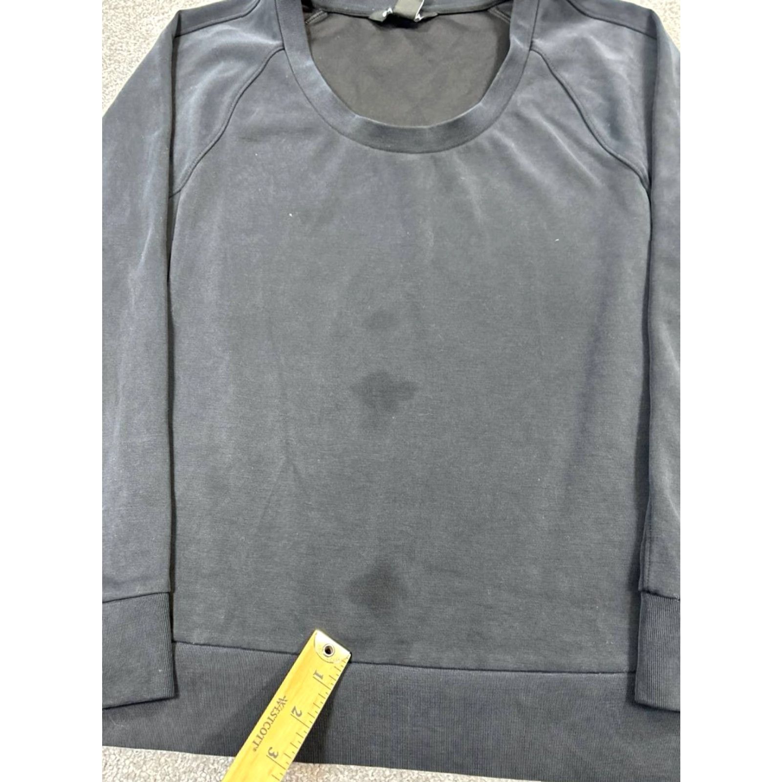 Athleta Athleta Sweatshirt Womens Medium Black Running Pullover Crew Neck Long Sleeve Activewear Sports Logo 90s? Size M / US 6-8 / IT 42-44 - 4 Thumbnail