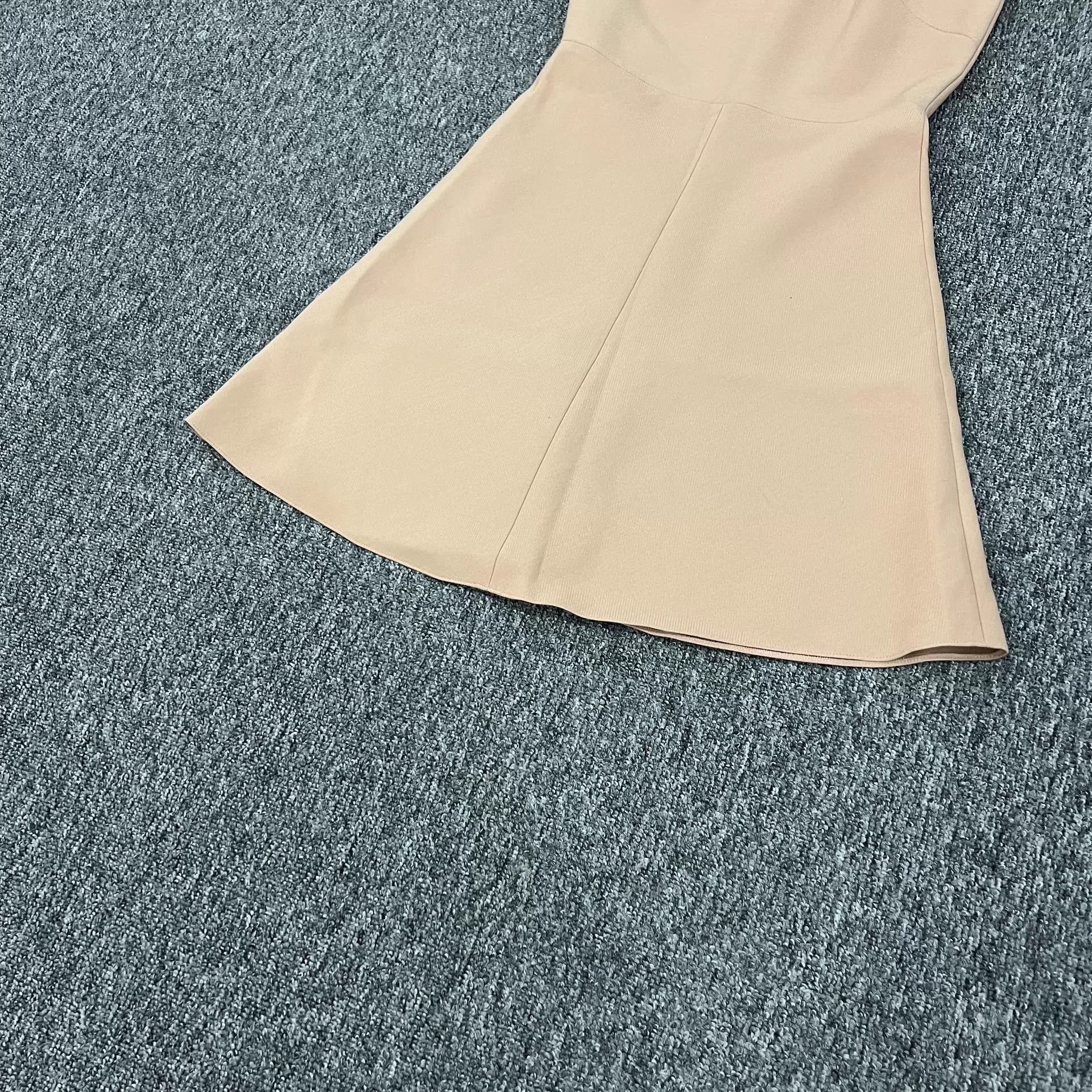 Dior Dior Wool-Silk Sleeveless Nude Pink Dress Women's 36 Size XS / US 0-2 / IT 36-38 - 4 Thumbnail