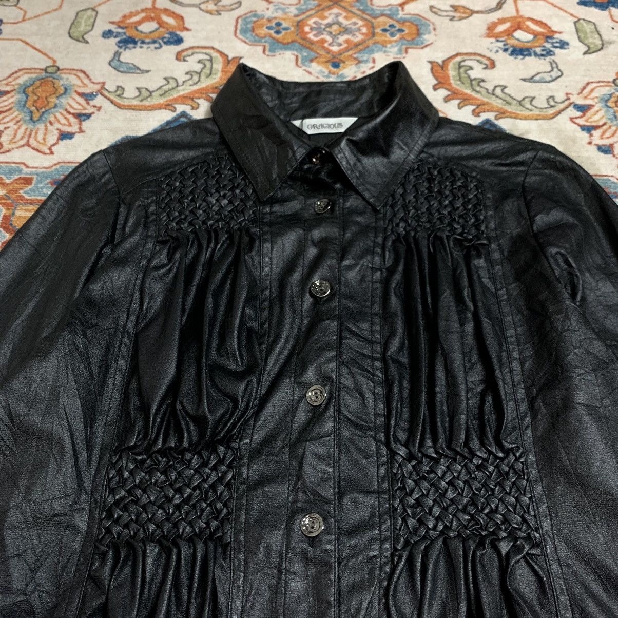 14th Addiction japanese Avantgarde artisanal with smocked construction Size L / US 10 / IT 46 - 3 Thumbnail