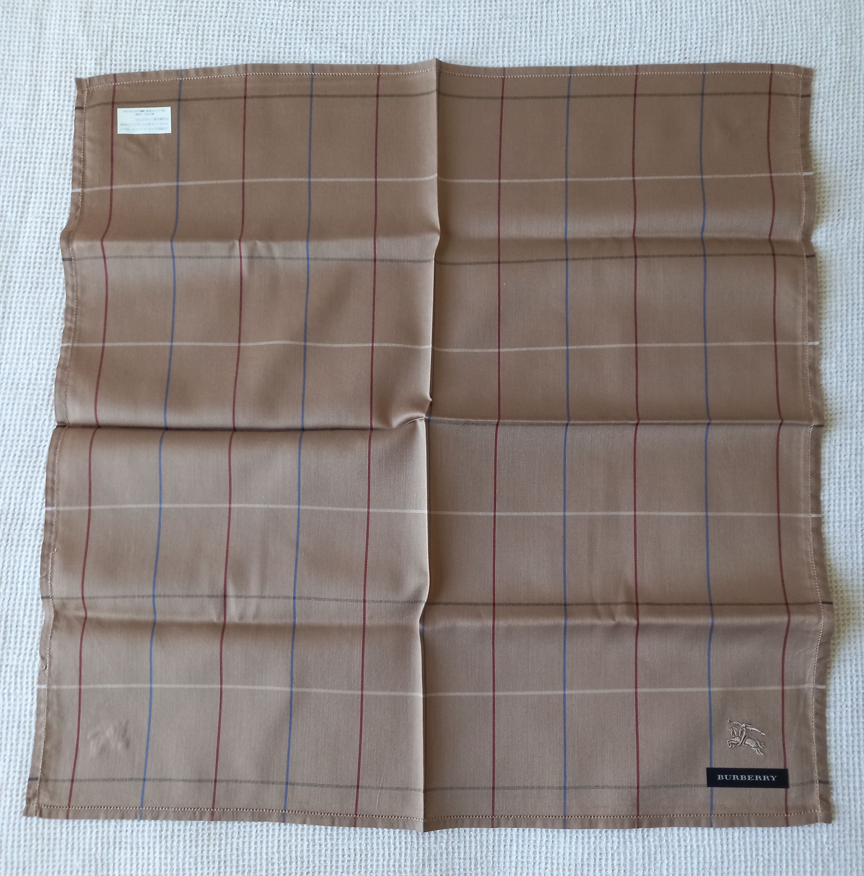 Burberry × Vintage 2 x NEW Burberry Bandana/Handkerchief/Pocket Square Size ONE SIZE - 5 Thumbnail