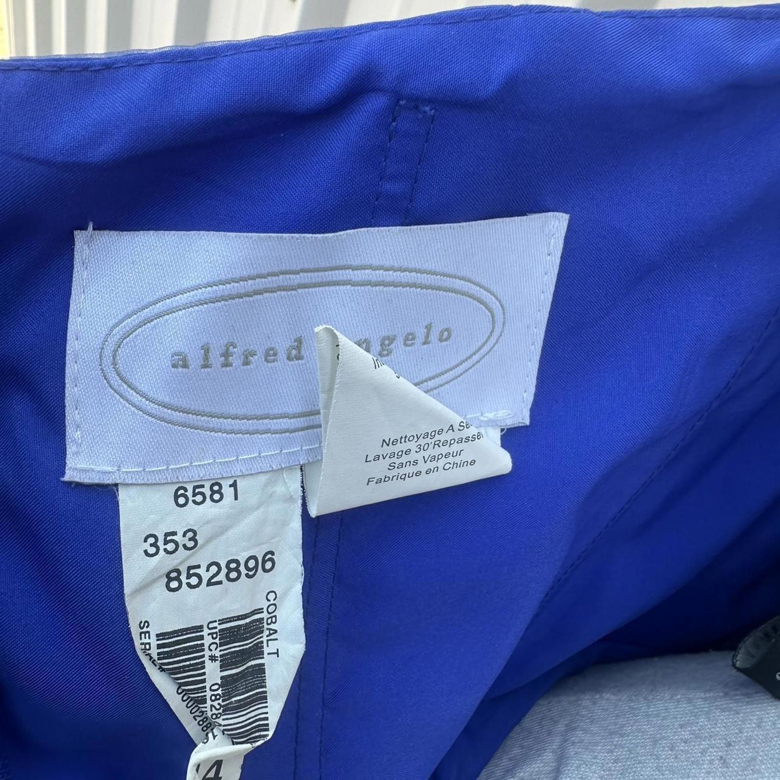 Other Alfred Angelo Blue Strapless Dress m Size M / US 6-8 / IT 42-44 - 3 Thumbnail