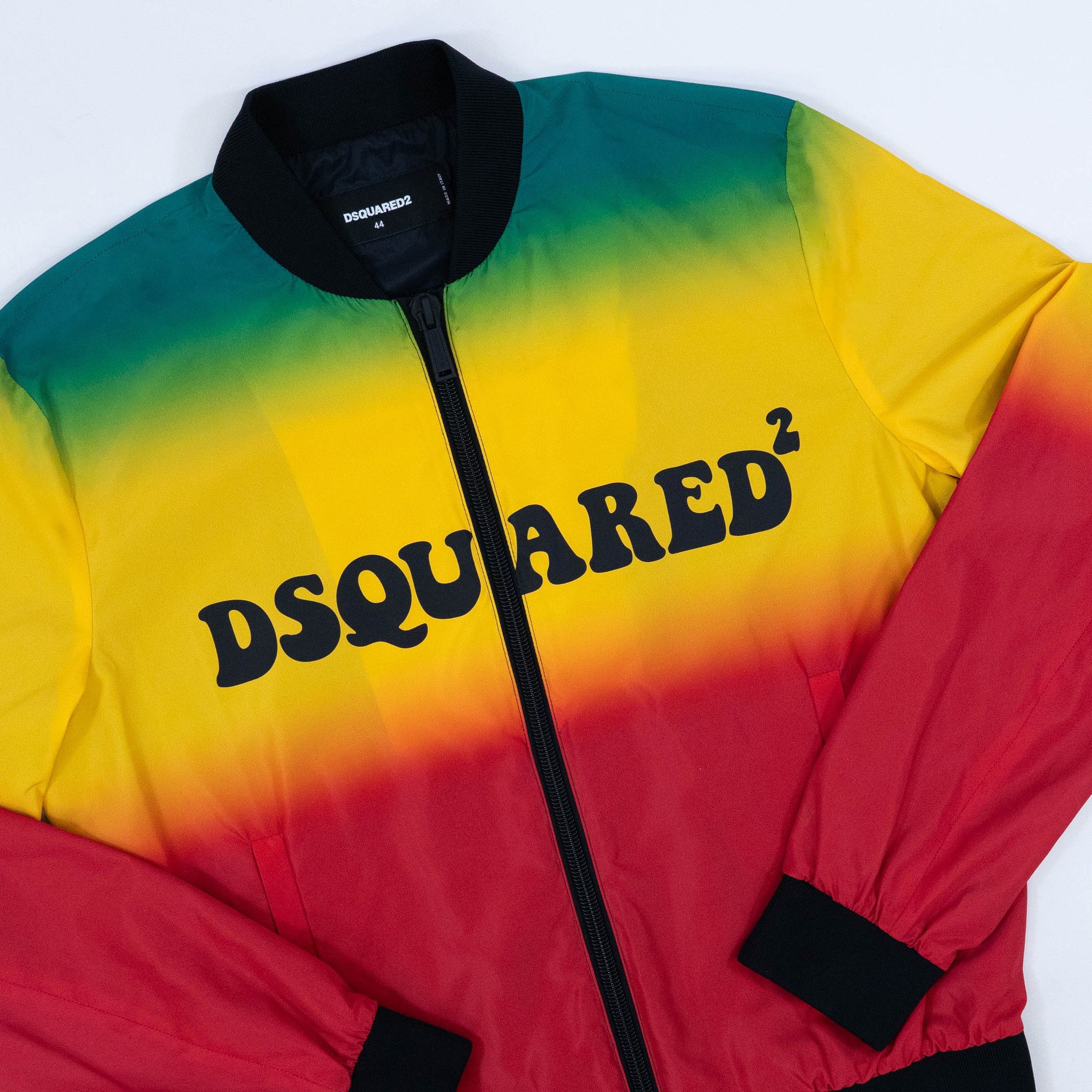 Dsquared2 DSQUARED2 Logo-Print Zip-Up Jacket Size US S / EU 44-46 / 1 - 12 Thumbnail