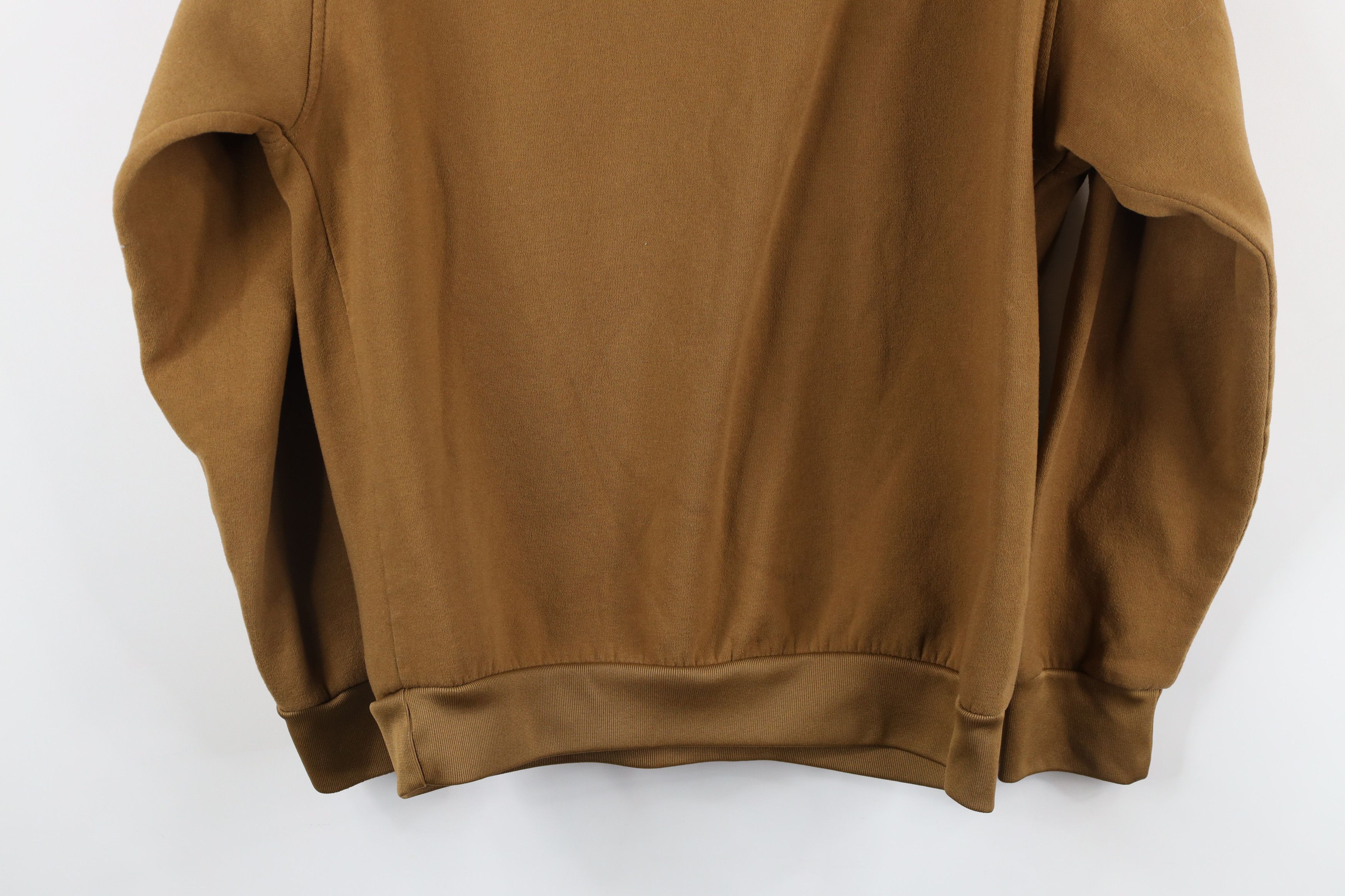 Vintage Vintage 90s Streetwear Collared Pullover Sweatshirt Brown Size US S / EU 44-46 / 1 - 12 Thumbnail
