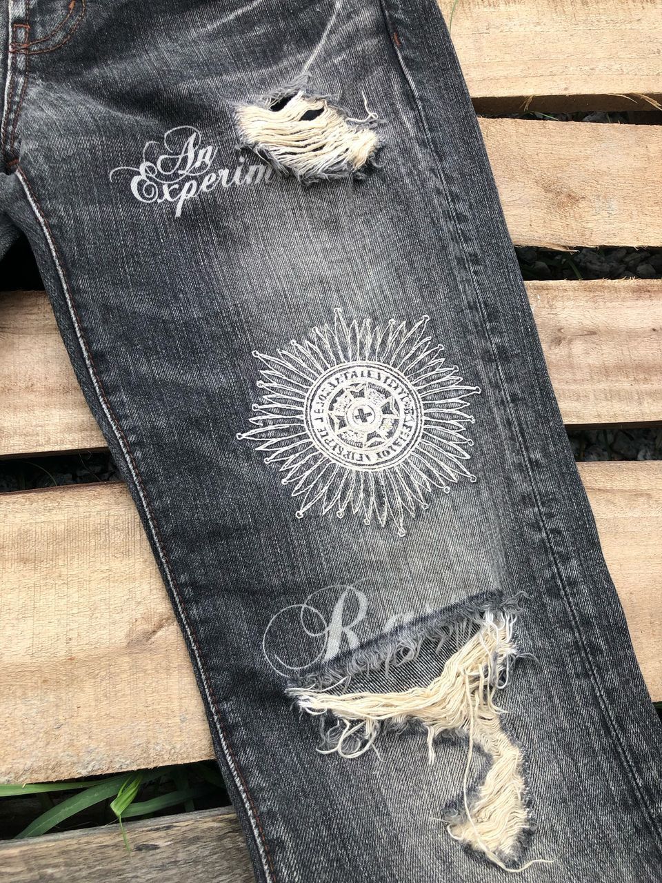 If Six Was Nine × Japanese Brand Vintage Japanese Denim Flare Jeans Distressed Size US 30 / EU 46 - 6 Thumbnail