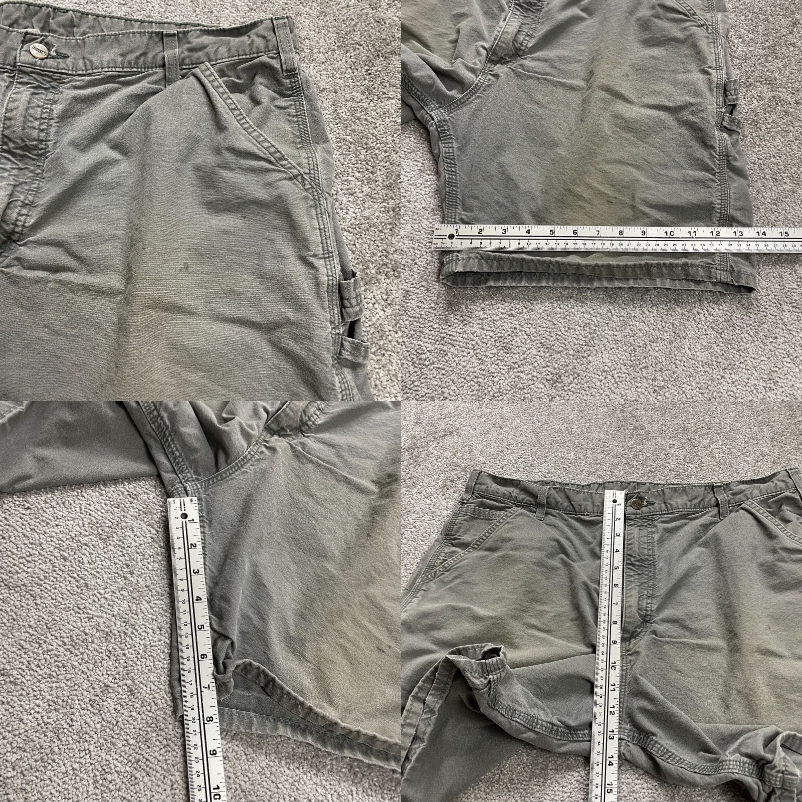 Carhartt Carhartt Chino Shorts Mens 40 Gray Casual Outdoor Flat Front 7" Inseam Size US 40 / EU 56 - 8 Thumbnail