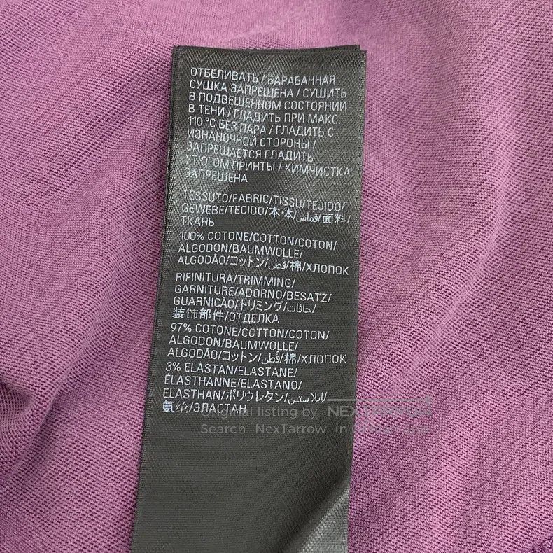 Balenciaga Balenciaga Purple Aged Hole Logo Print Cotton Crewneck Sho Size US S / EU 44-46 / 1 - 8 Thumbnail