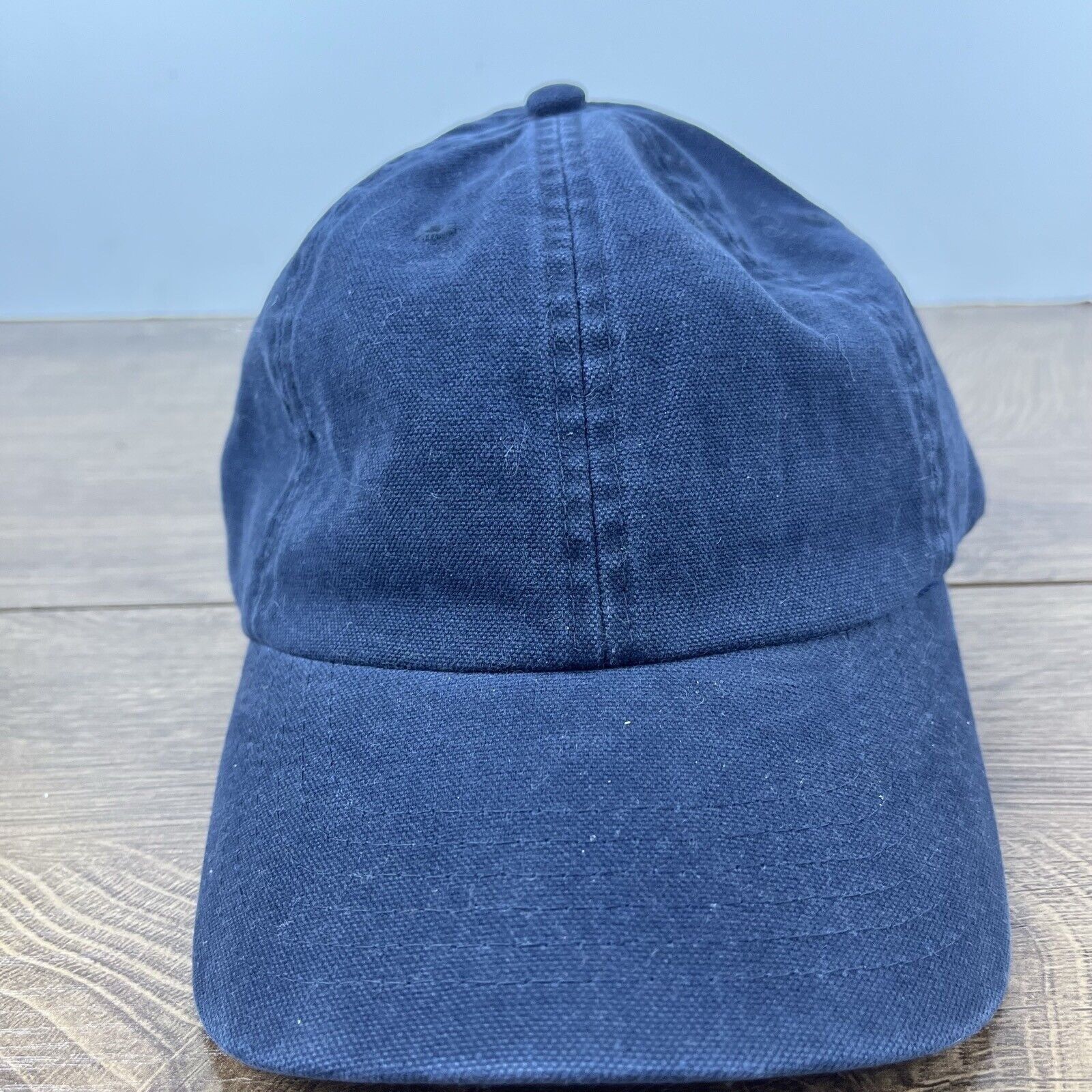 Other Navy Blue Baseball Cap Hat Blue Adjustable Hat Blue Adult Si Size ONE SIZE - 3 Thumbnail