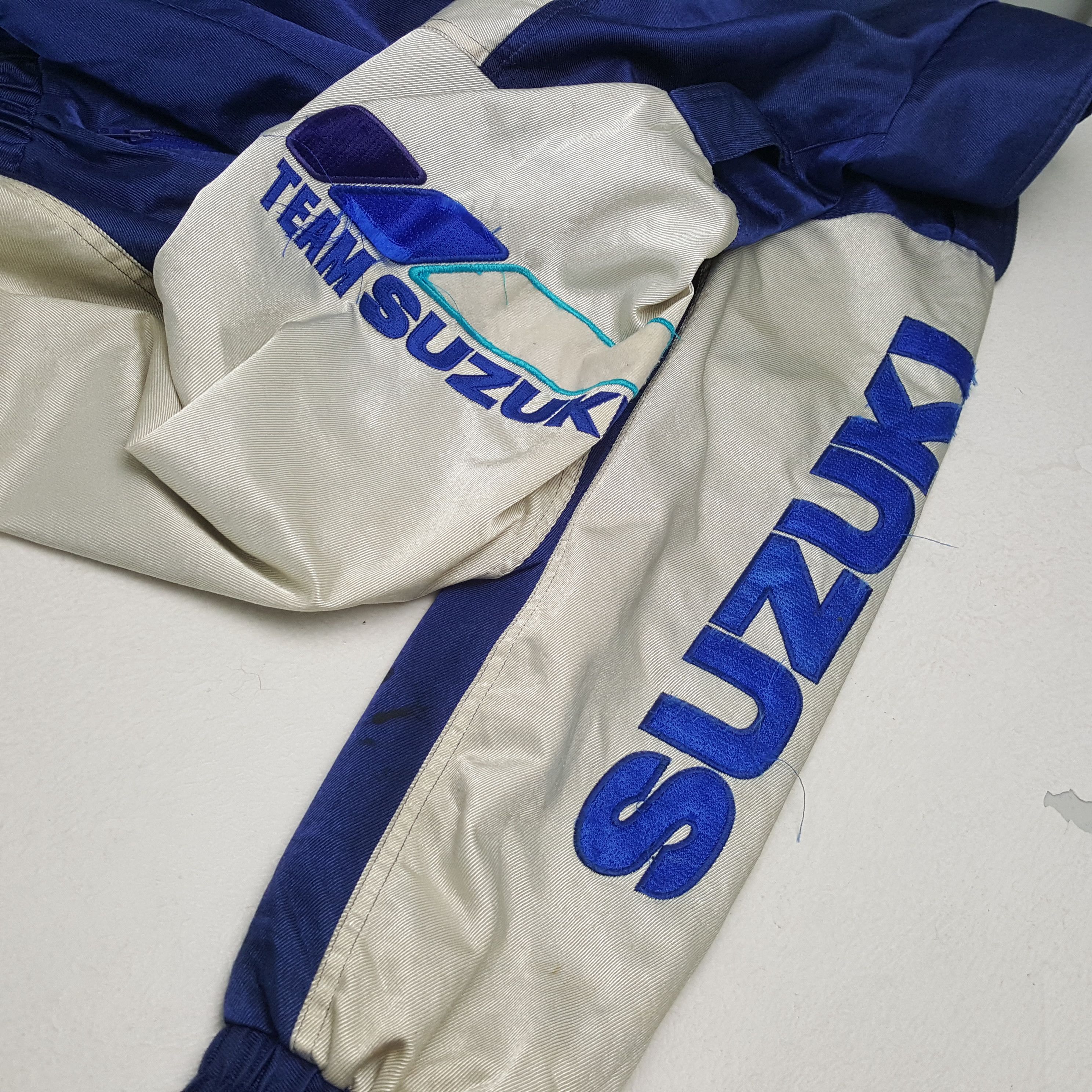 Japanese Brand × Vintage TEAM SUZUKI Japanese Motorsports Racing Style Jacket Size US XL / EU 56 / 4 - 10 Thumbnail