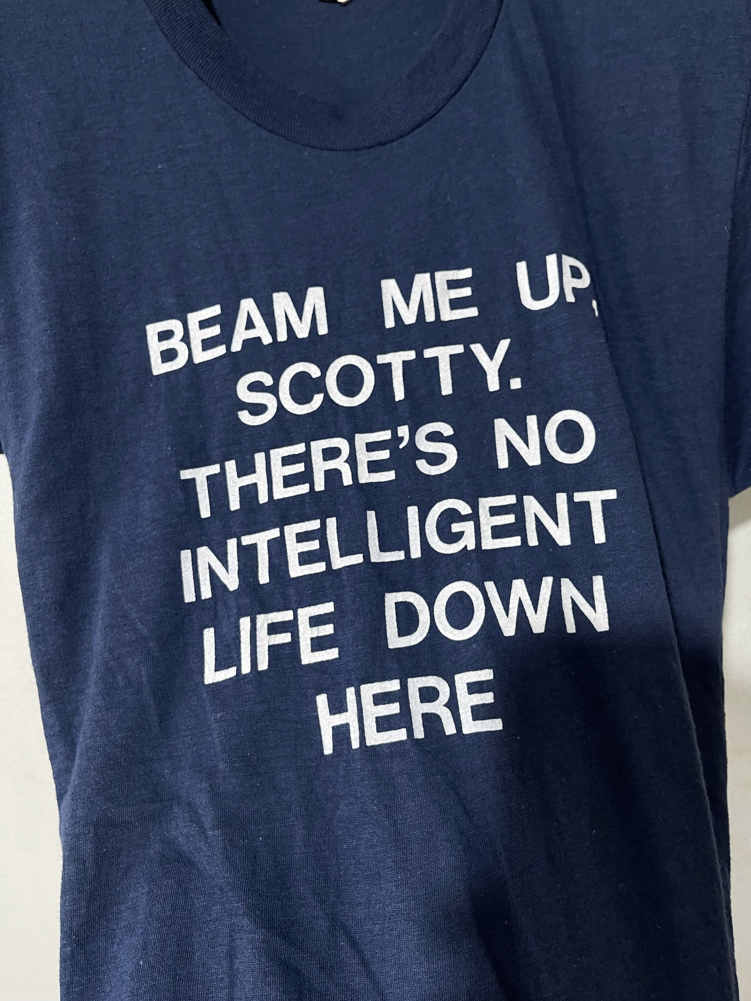 Arts & Science × Vintage Vintage Beam Me Up Scotty No Intelligent Life Down Here Tee Size US M / EU 48-50 / 2 - 2 Thumbnail