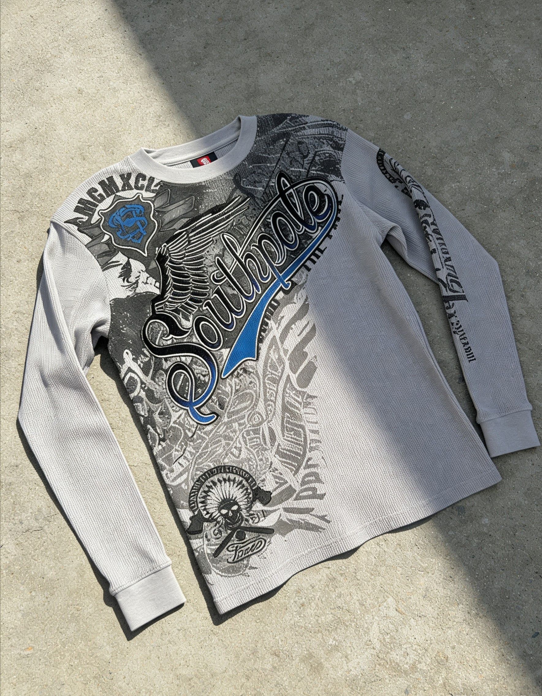 Southpole southpole grunge printed long sleeved t-shirt Size US XL / EU 56 / 4 - 1 Thumbnail