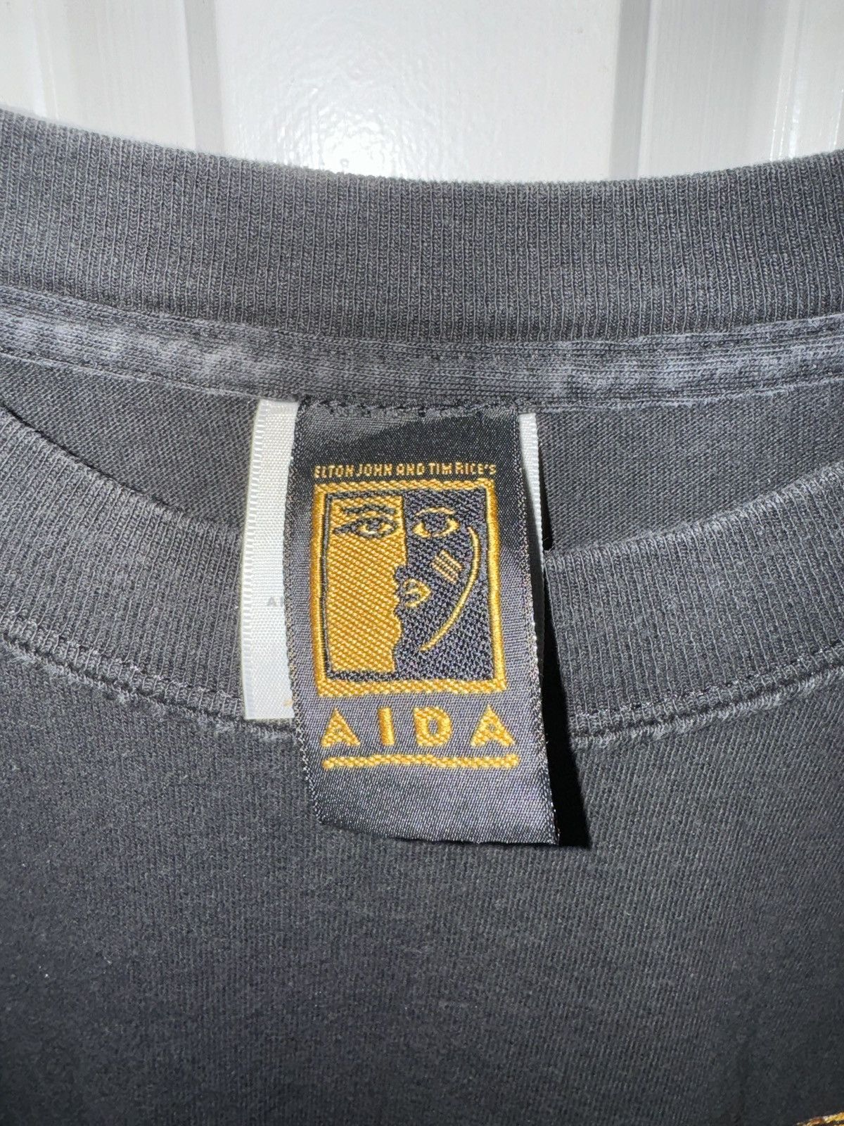 Band Tees × Vintage Vintage Elton John x Tim Rice's Aida Graphic Band Tee 2XL Size US XXL / EU 58 / 5 - 3 Thumbnail
