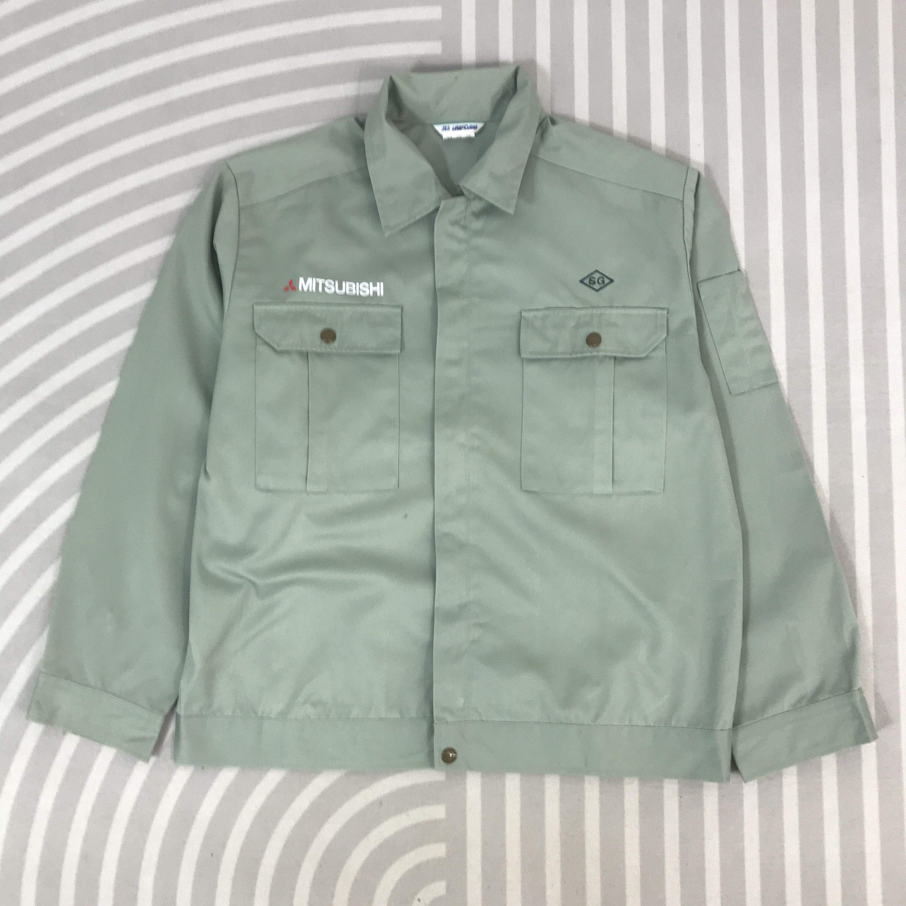 Japanese Brand Vintage Mitsubishi Racing japan motorsport Custom Jacket Size US L / EU 52-54 / 3 - 2 Thumbnail