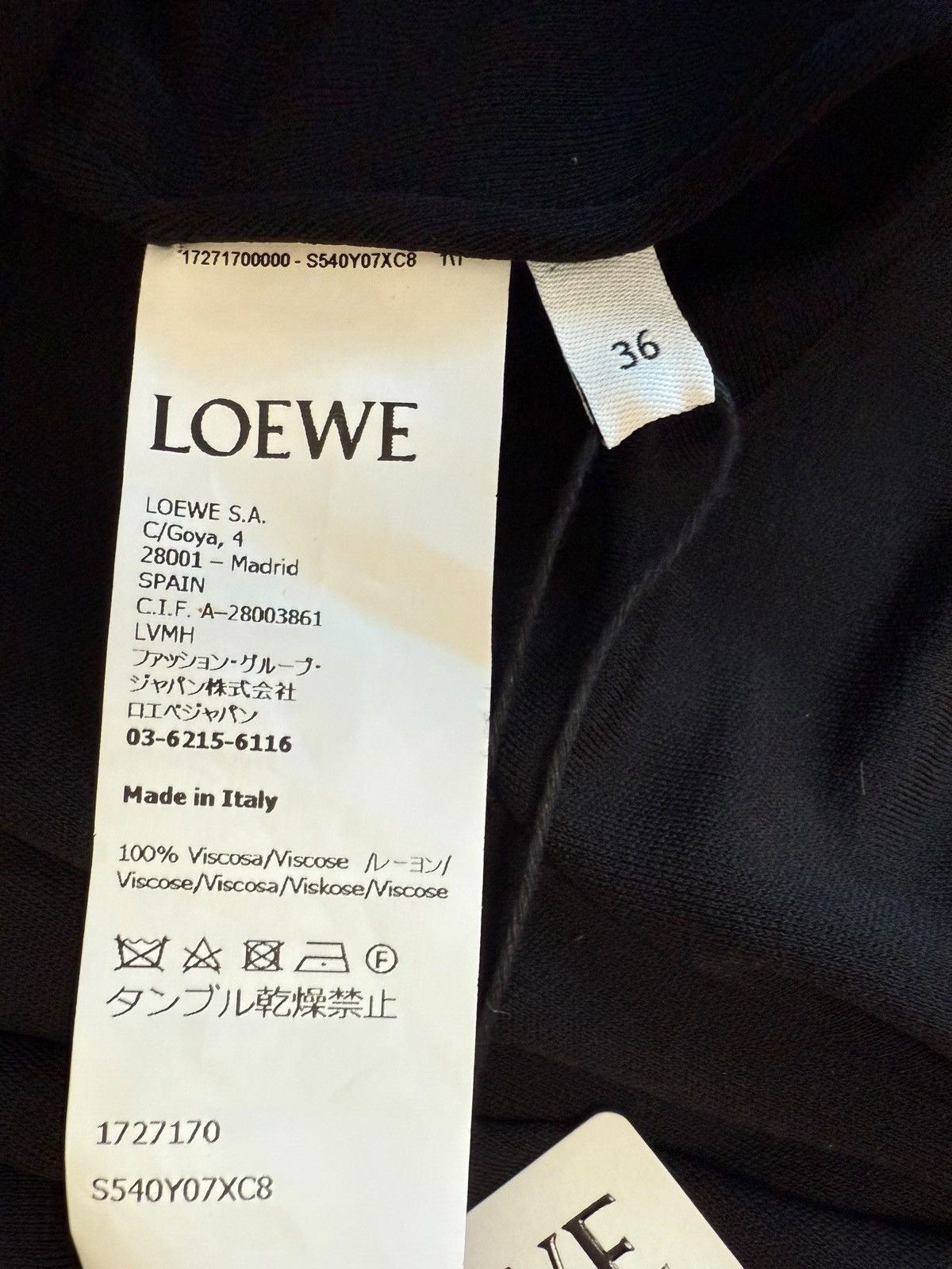 Loewe Loewe Asymmetric Bow-Tie Crepe Blouse Size S / US 4 / IT 40 - 8 Thumbnail