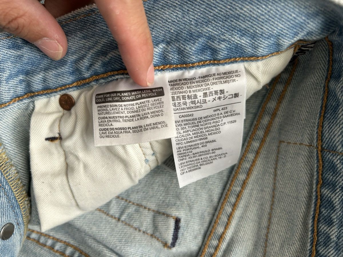 DENIM TEARS × Levi's Denim Tears Light Logo Denim Size US 28 / EU 44 - 2 Thumbnail